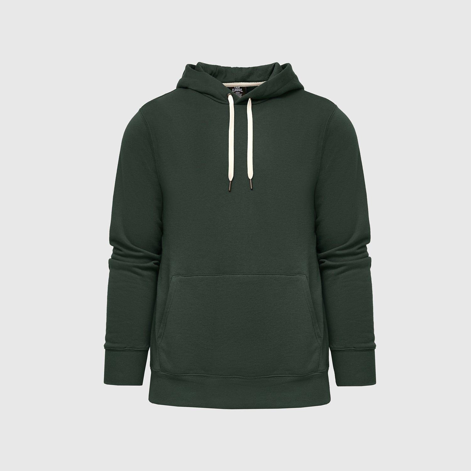 Hunter Green Fleece French Terry Pullover Hoodie sold by True Classic product image thumbnail 2