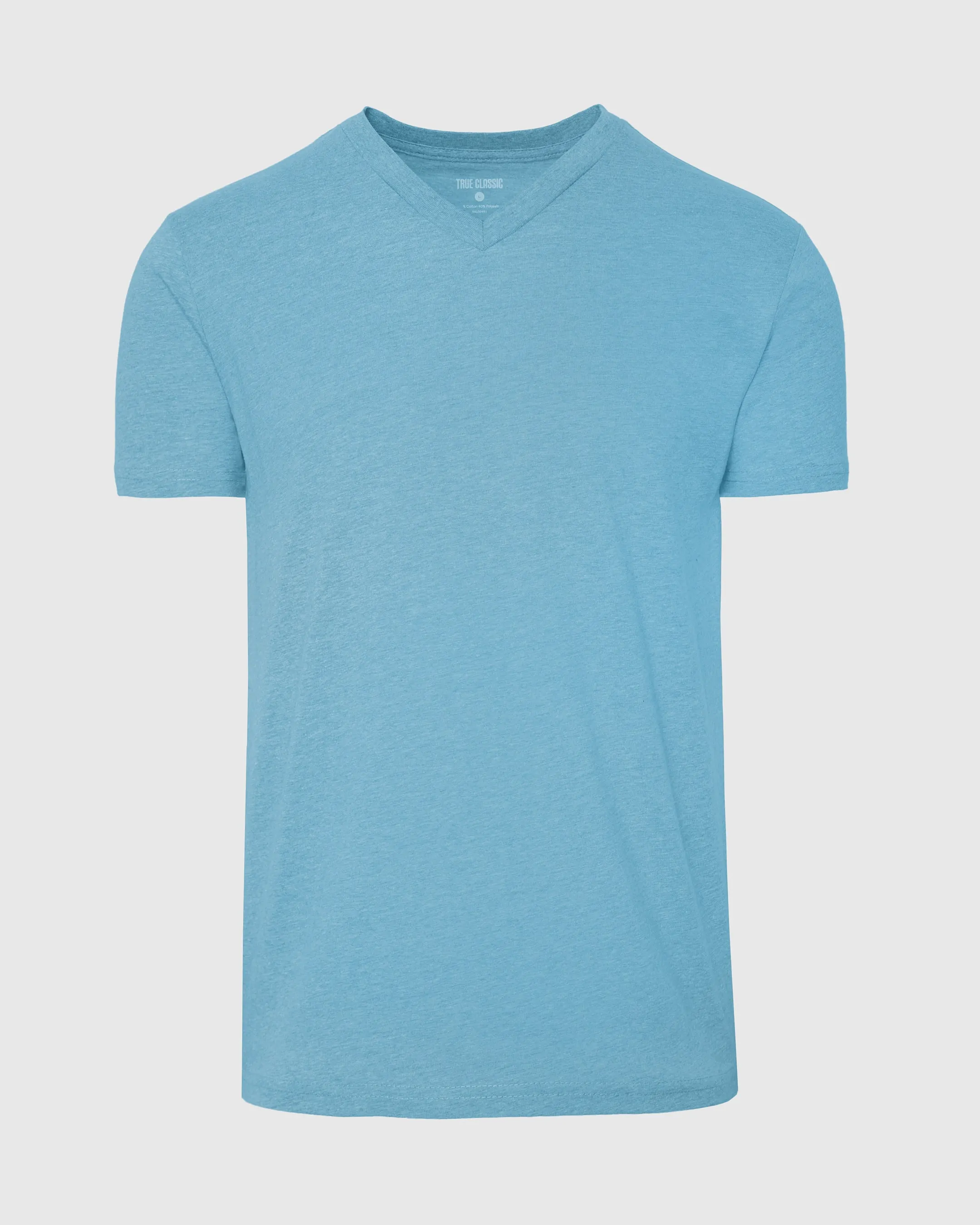 Heather Voyager Short Sleeve Vee Neck T-Shirt sold by True Classic product image thumbnail 2
