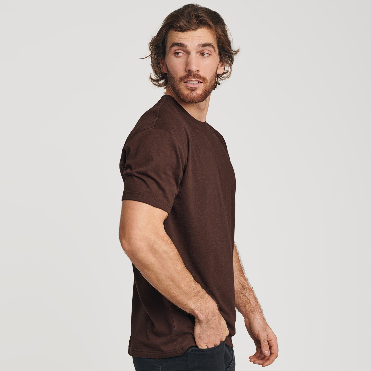 Coffee Crew Neck T-Shirt sold by True Classic product image thumbnail 4