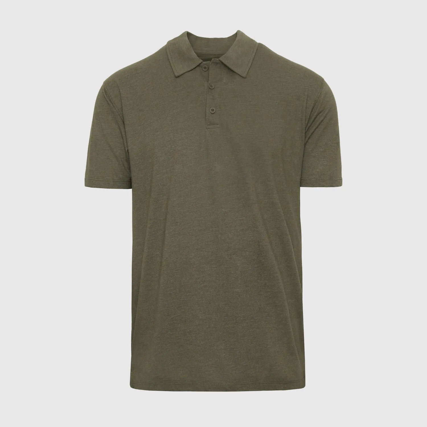 Heather Military Green Classic Polo sold by True Classic product image thumbnail 2