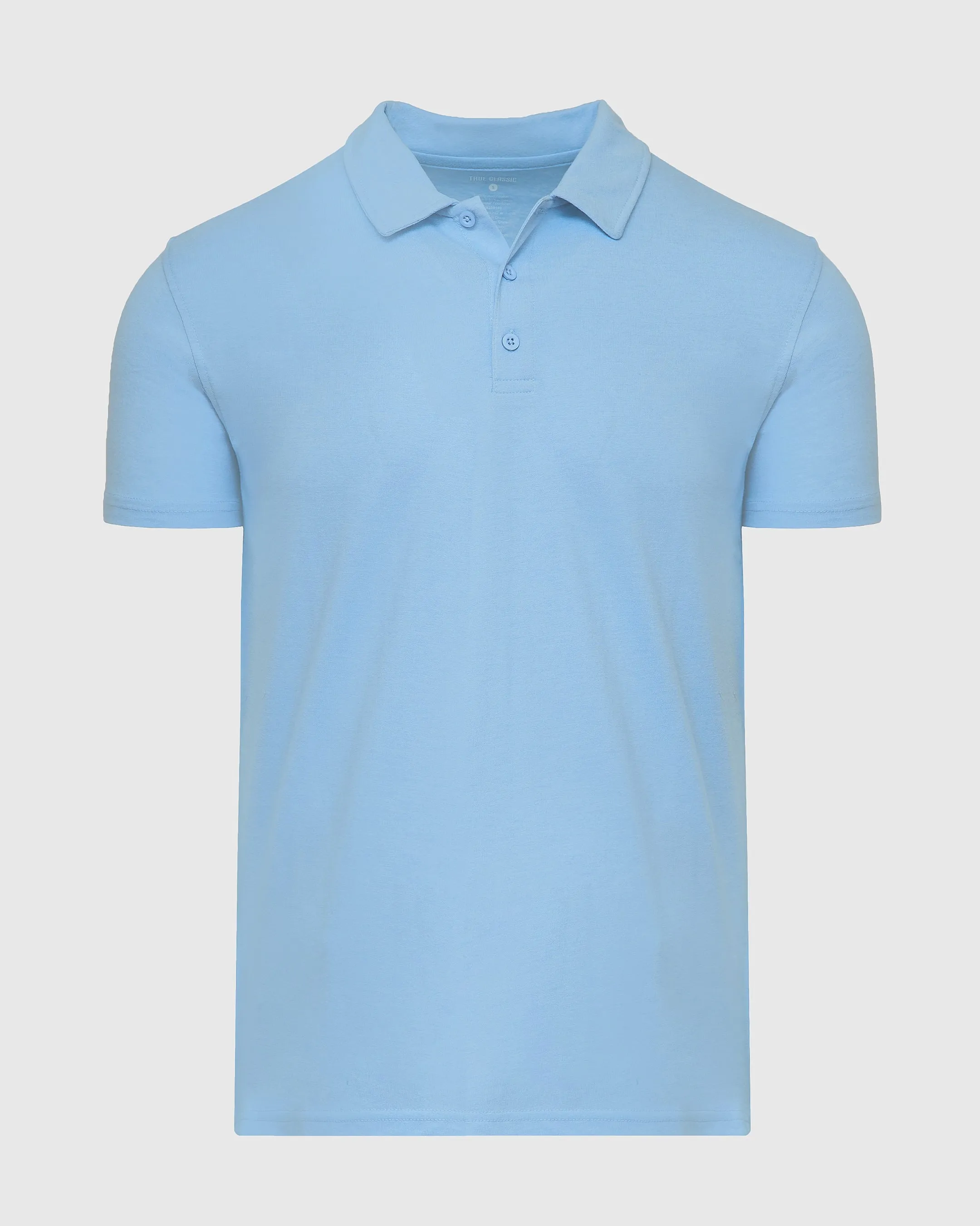 Sky Blue Heather Polo sold by True Classic product image thumbnail 2