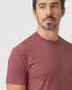 Heather Crimson Short Sleeve Crew Neck Tee sold by True Classic
