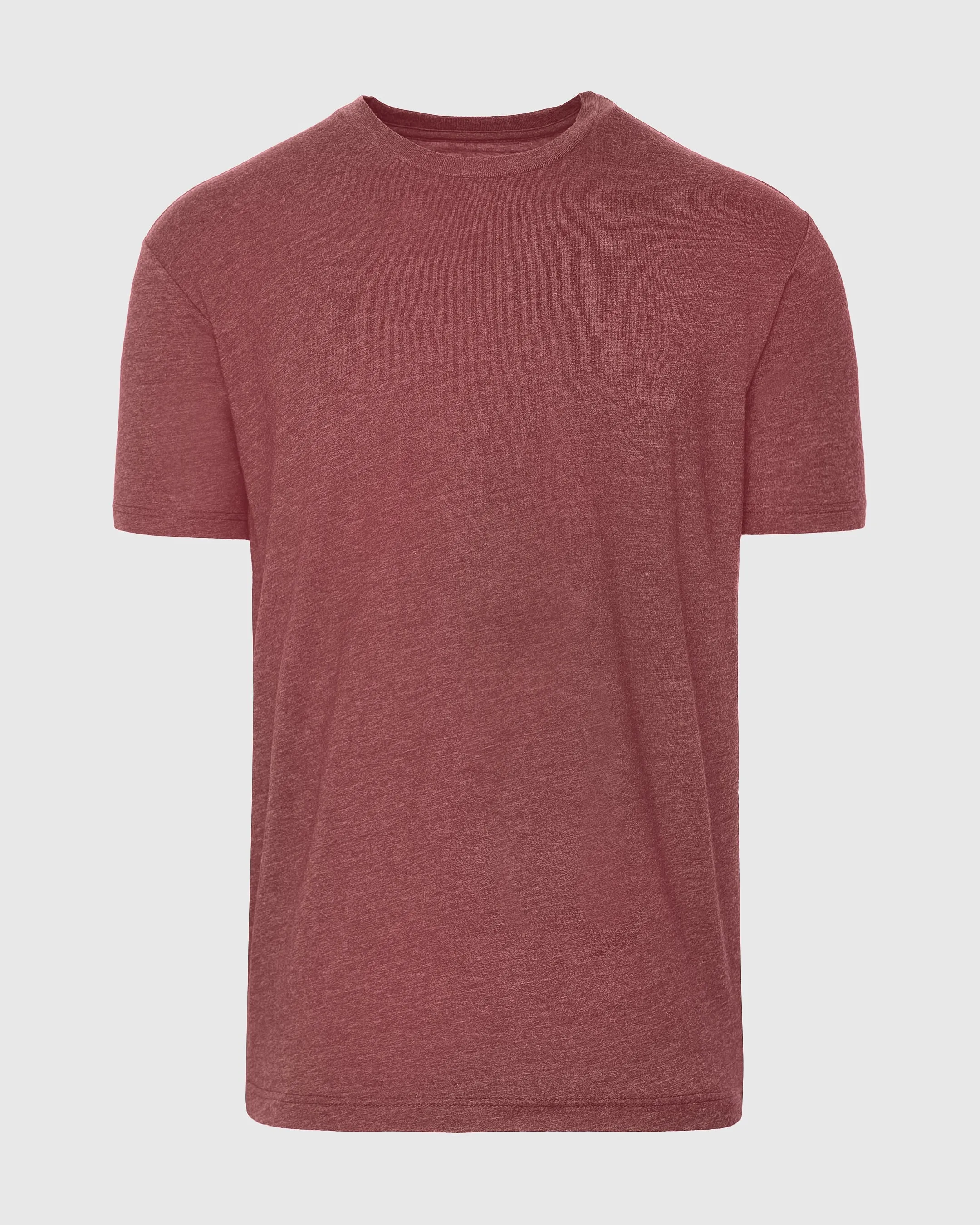 Heather Crimson Short Sleeve Crew Neck Tee sold by True Classic product image thumbnail 2