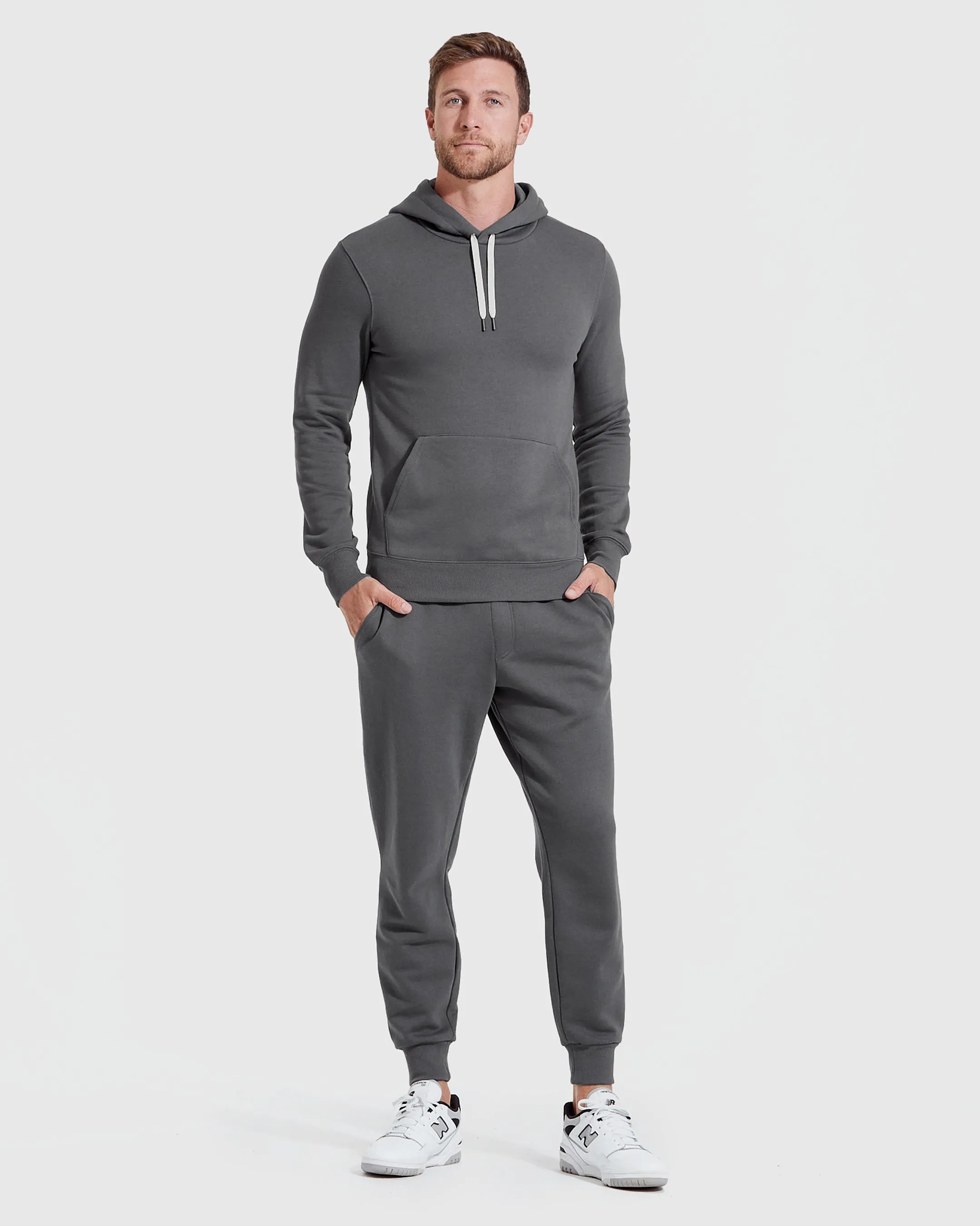 Carbon Fleece French Terry Pullover Hoodie sold by True Classic product image thumbnail 5