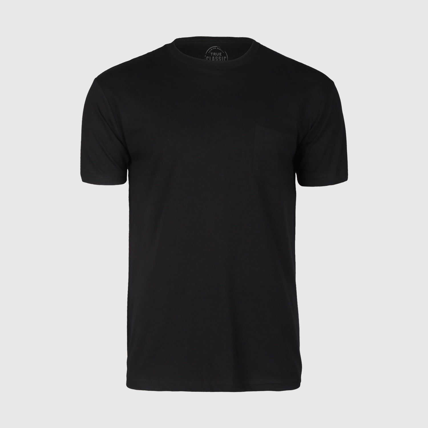 Black Pocket Crew Tee sold by True Classic product image thumbnail 2