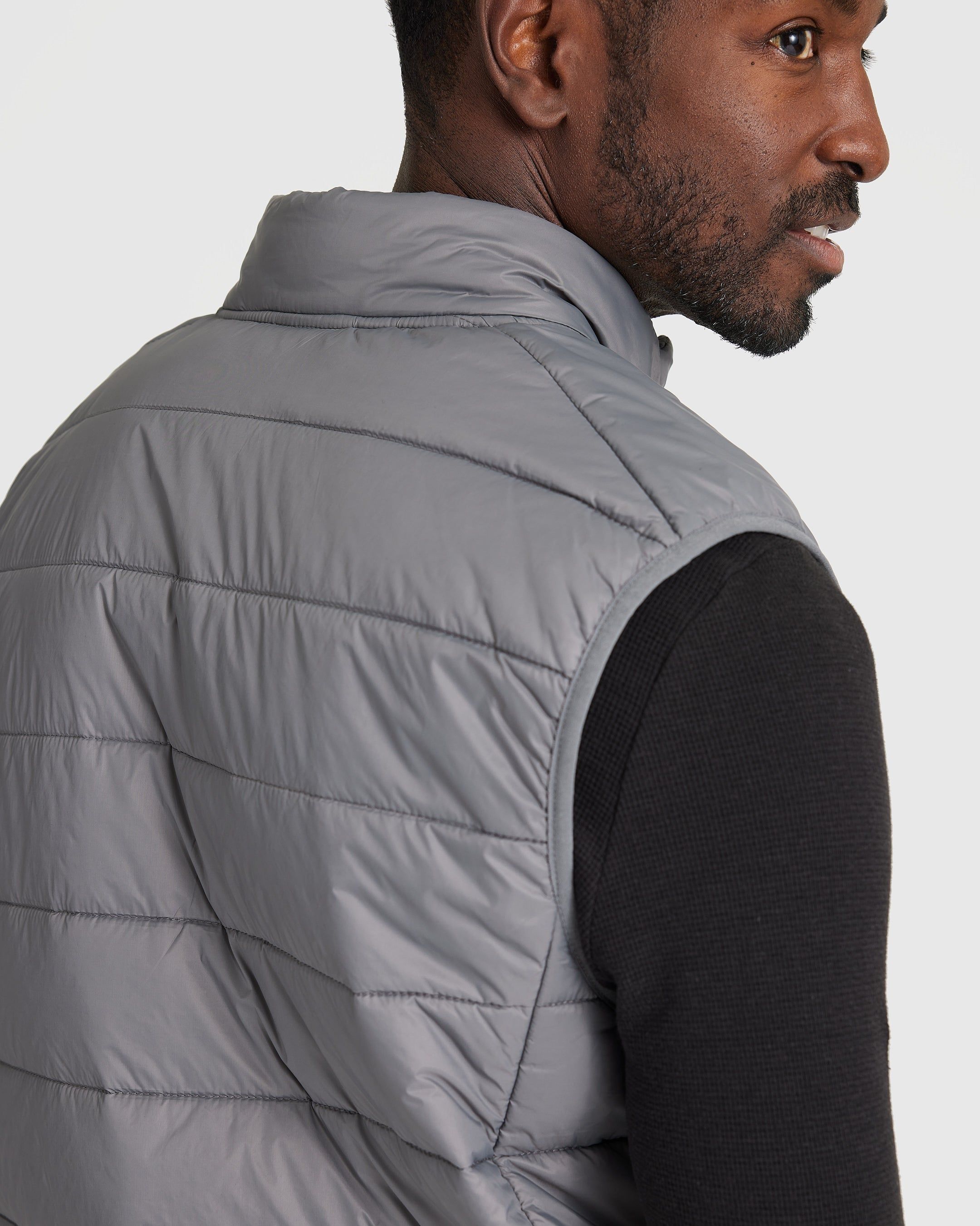 Gunmetal Puffer Vest sold by True Classic product image thumbnail 5