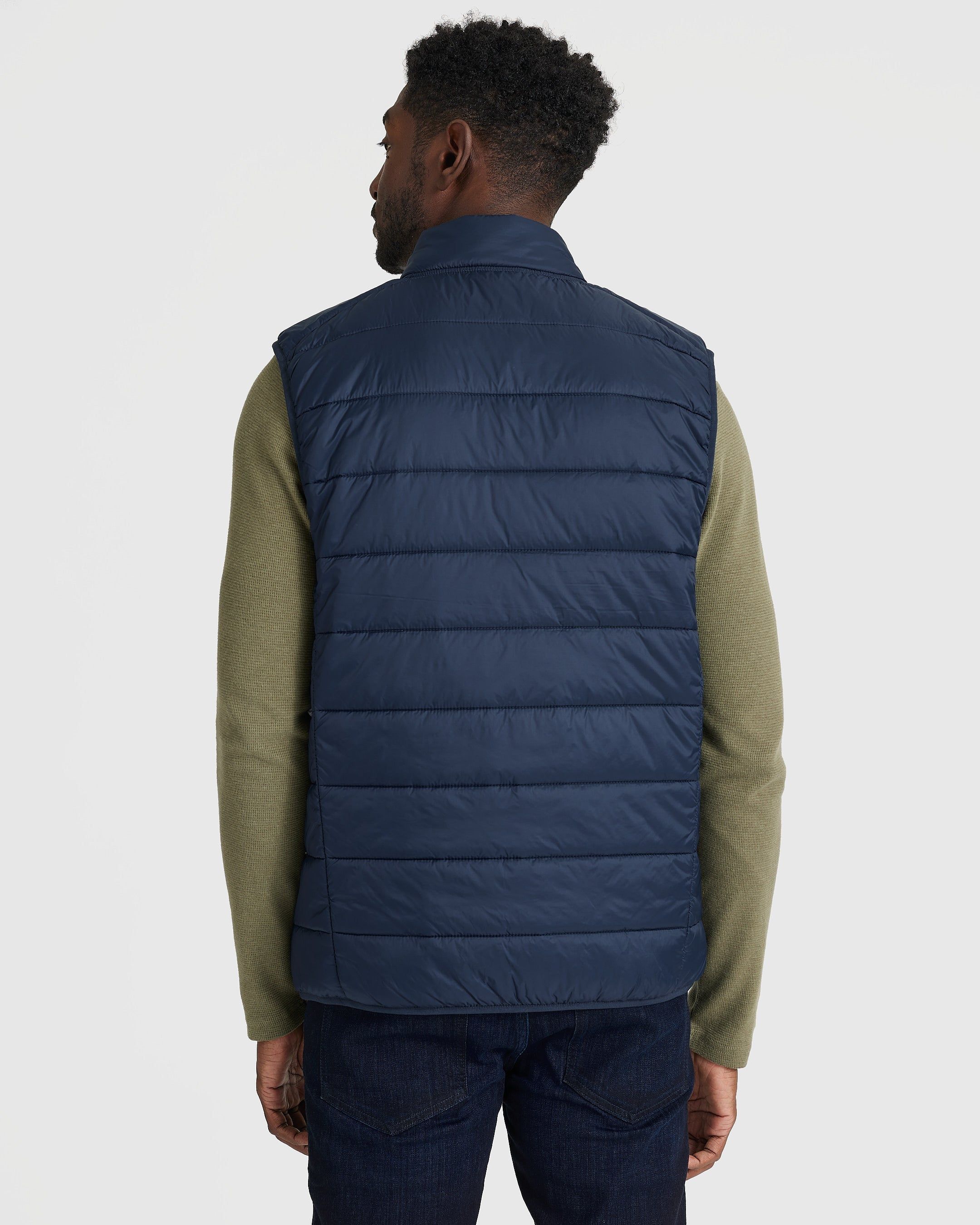 Navy Puffer Vest sold by True Classic product image thumbnail 4
