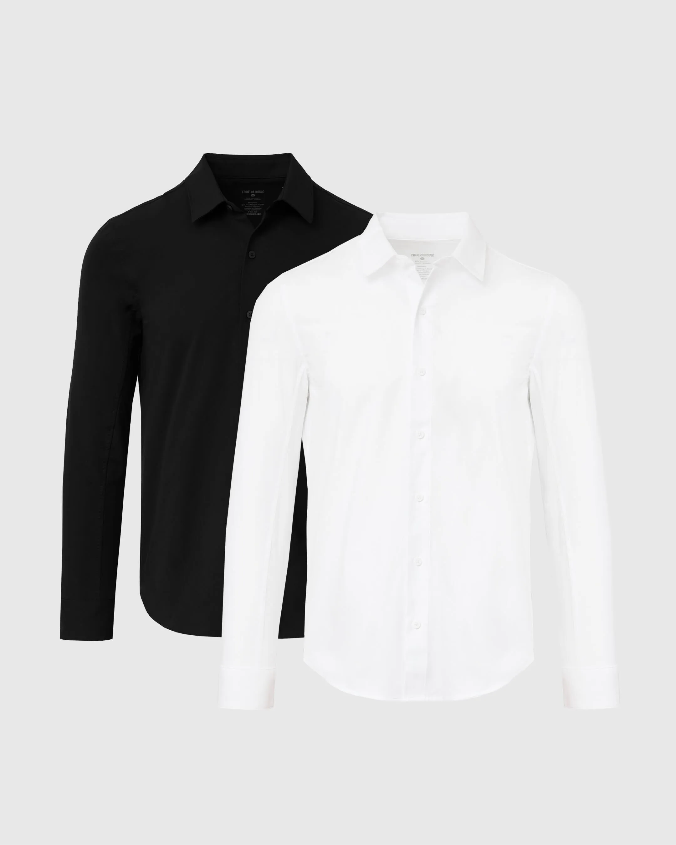 Essential Commuter Long Sleeve Shirt 2-Pack sold by True Classic