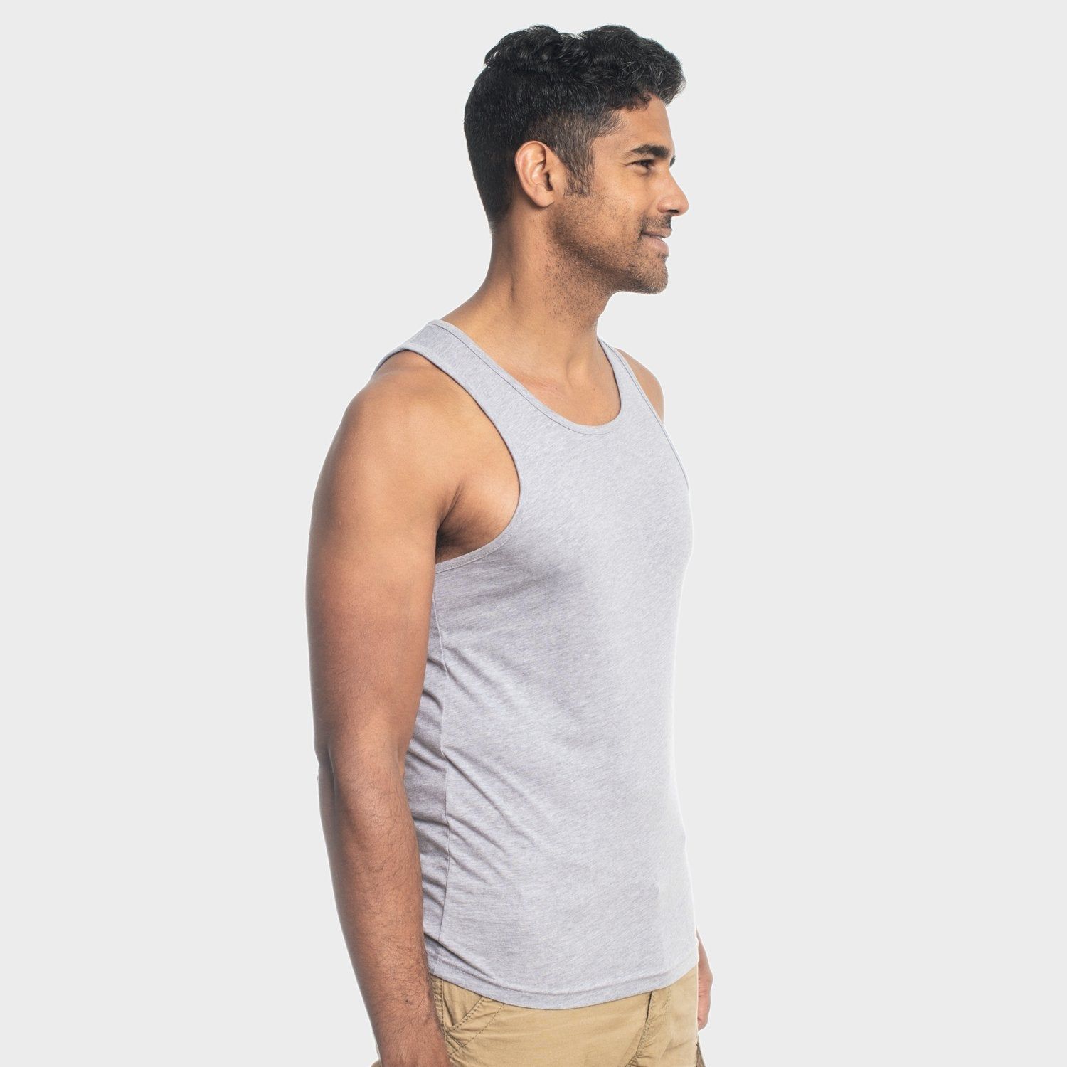 Heather Gray Tank Top sold by True Classic product image thumbnail 4