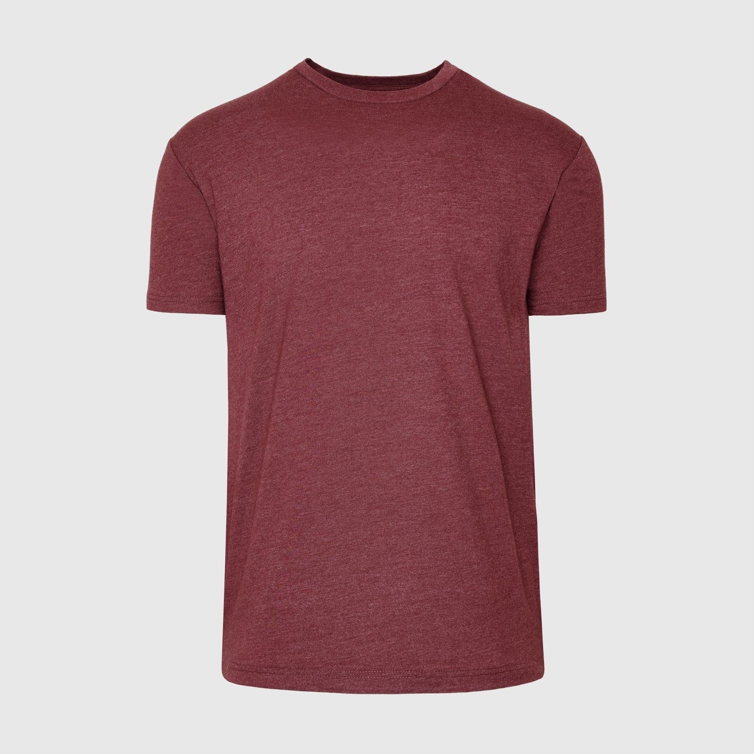 Heather Burgundy Crew Neck T-Shirt sold by True Classic product image thumbnail 2