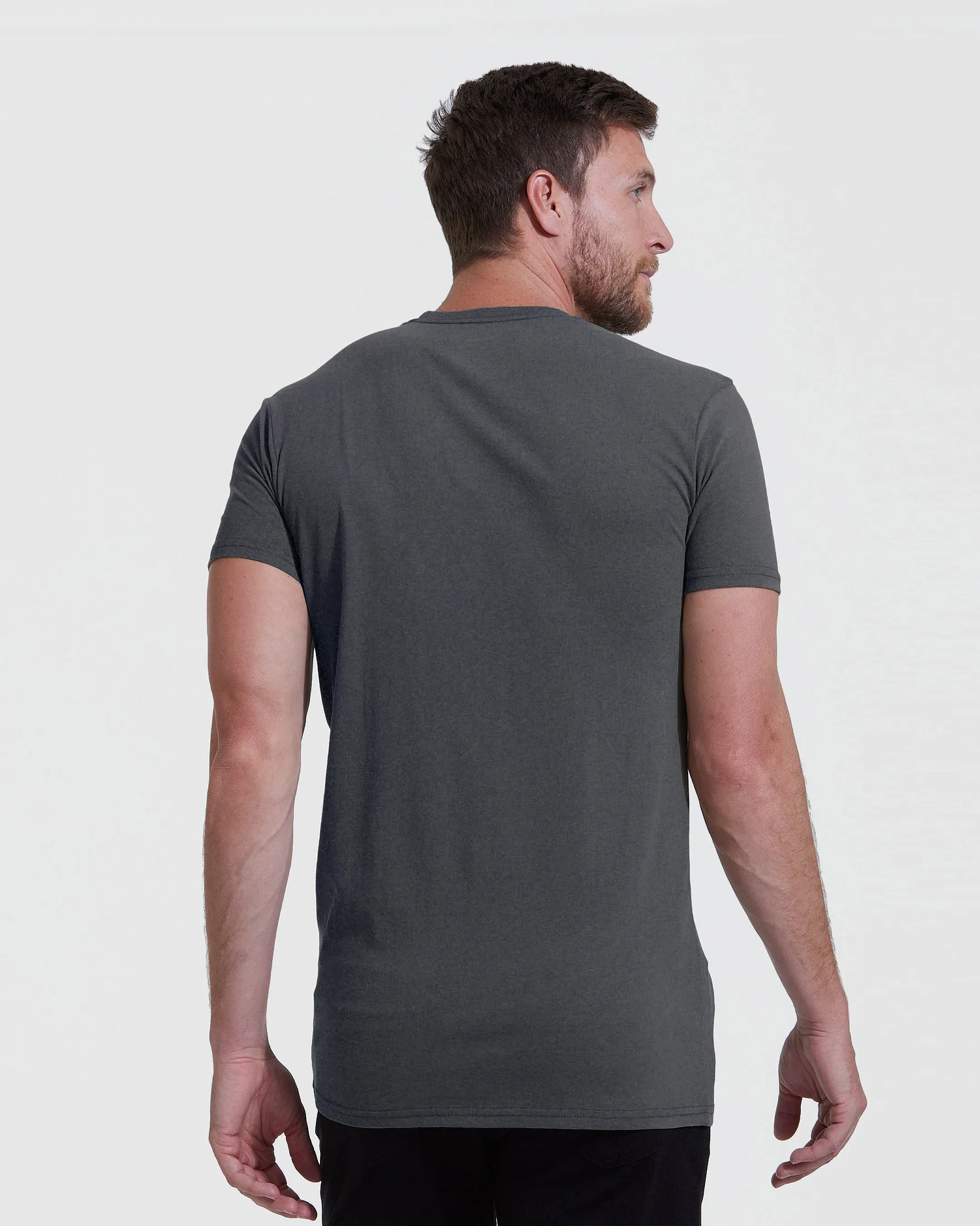 Color Tall Straight Hem Crew Neck T-Shirt 3-Pack sold by True Classic product image thumbnail 4