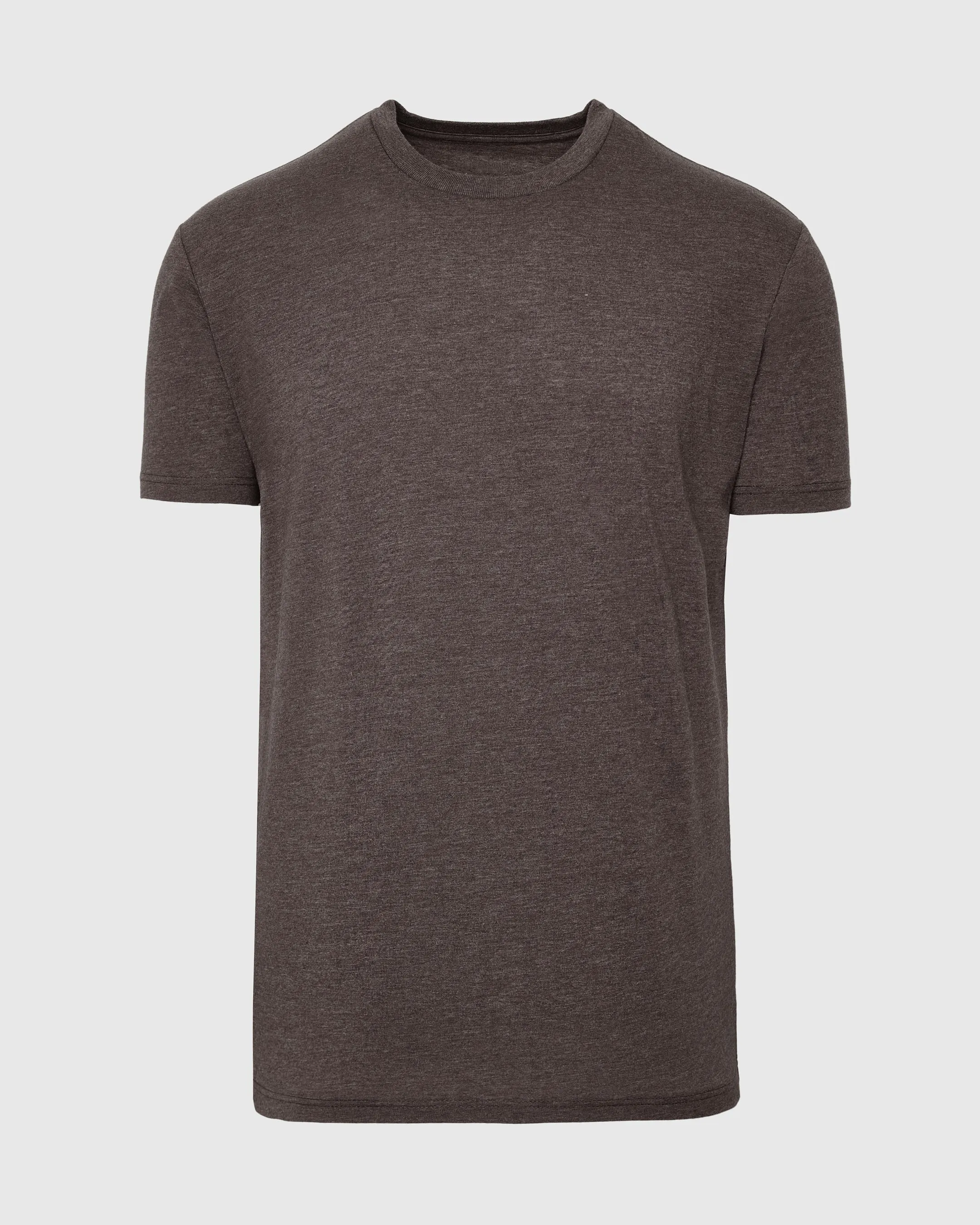 Heather Dark Oak Crew Neck T Shirt sold by True Classic product image thumbnail 2