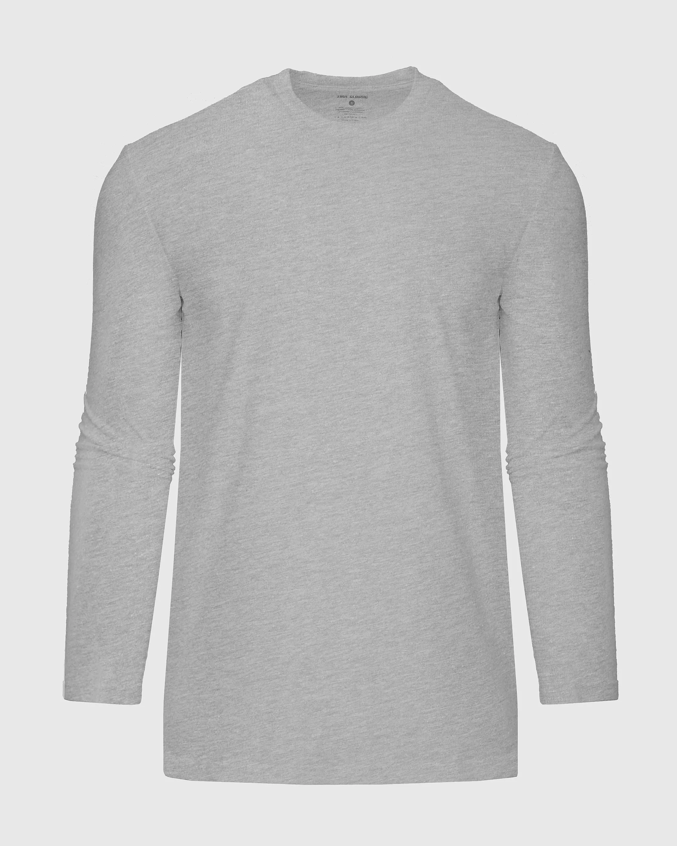 Heather Gray Tall Long Sleeve T-Shirt sold by True Classic product image thumbnail 2