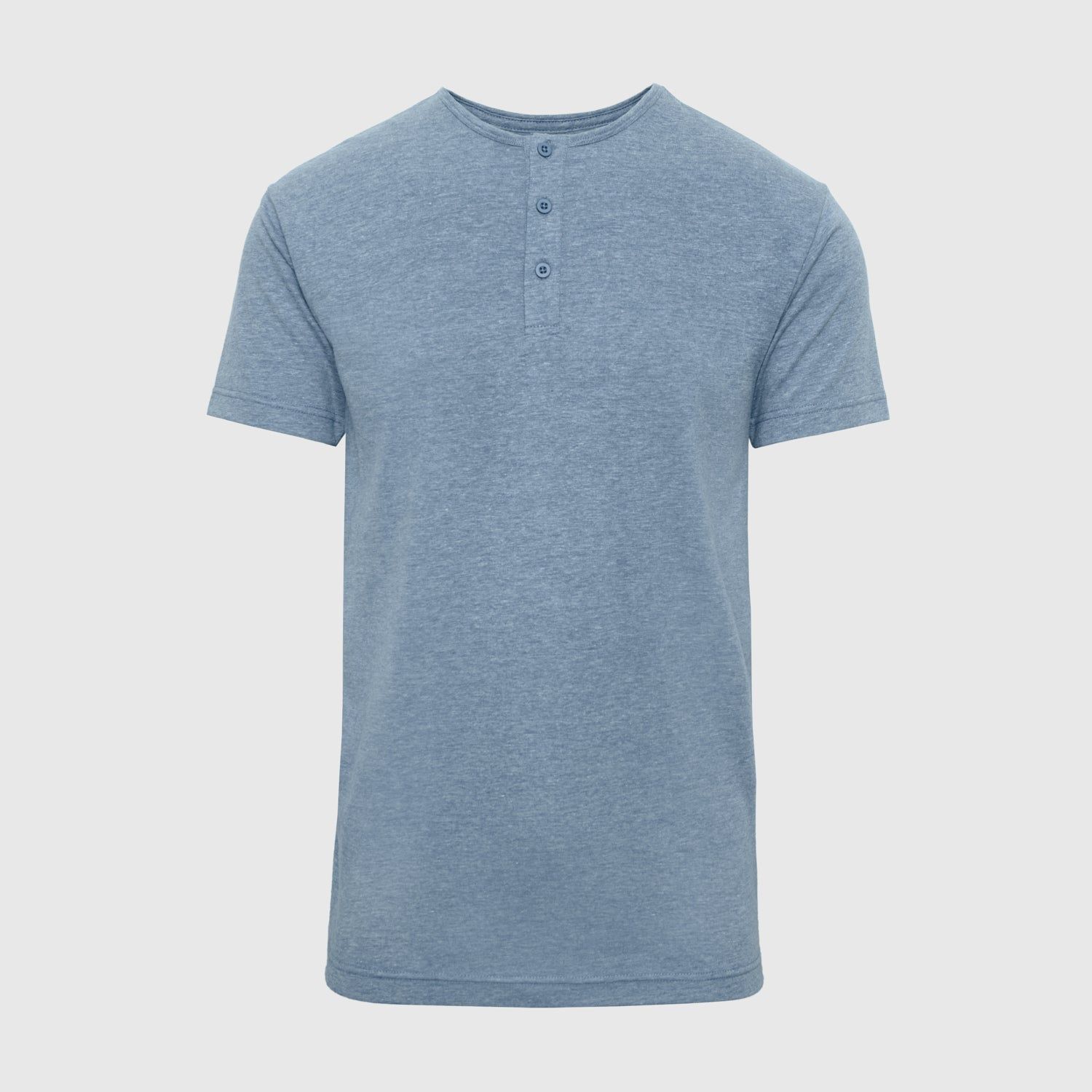 Heather Indigo Short Sleeve Henley sold by True Classic product image thumbnail 2