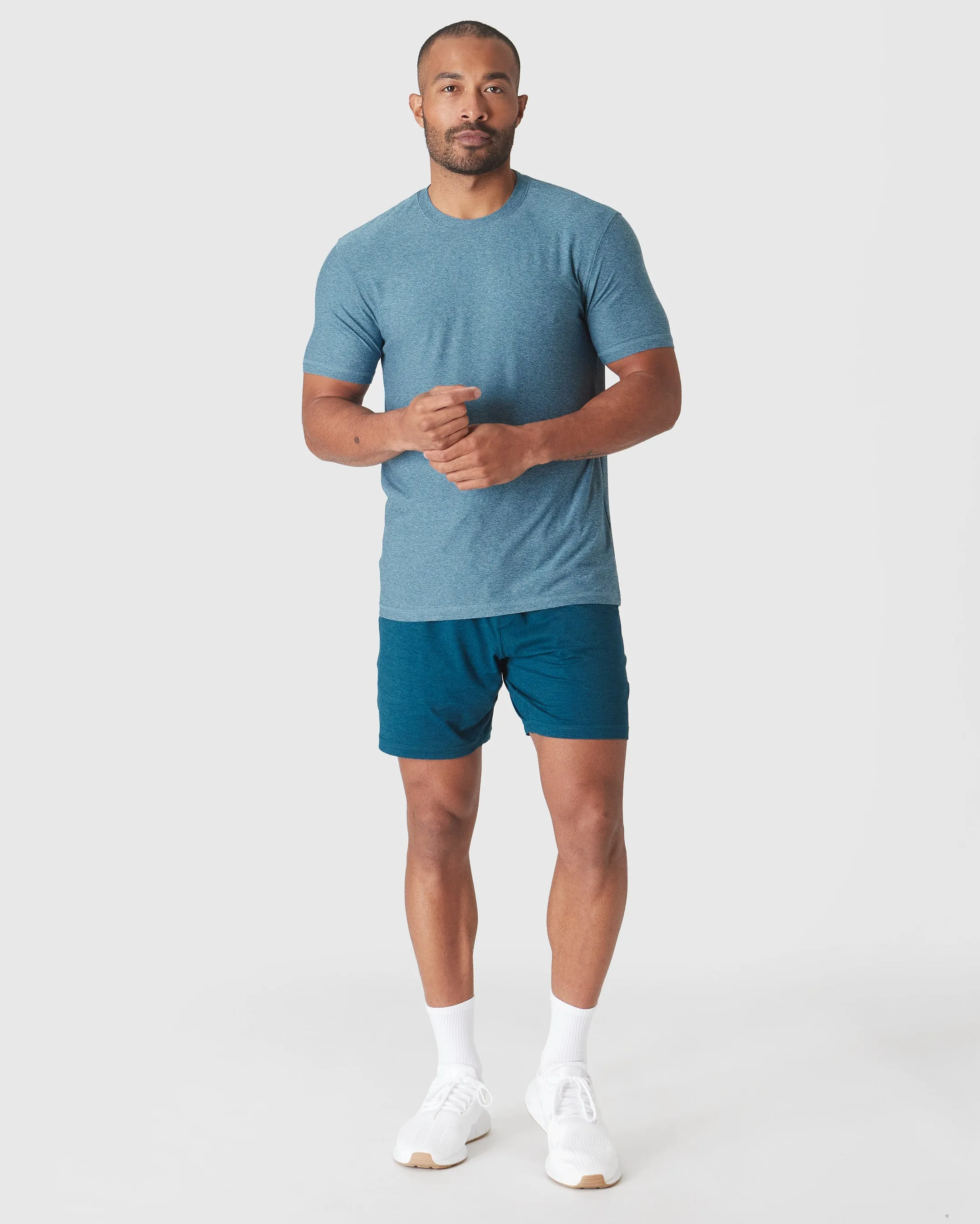 Heather Centurion Short Sleeve Active Crew Neck sold by True Classic product image thumbnail 4