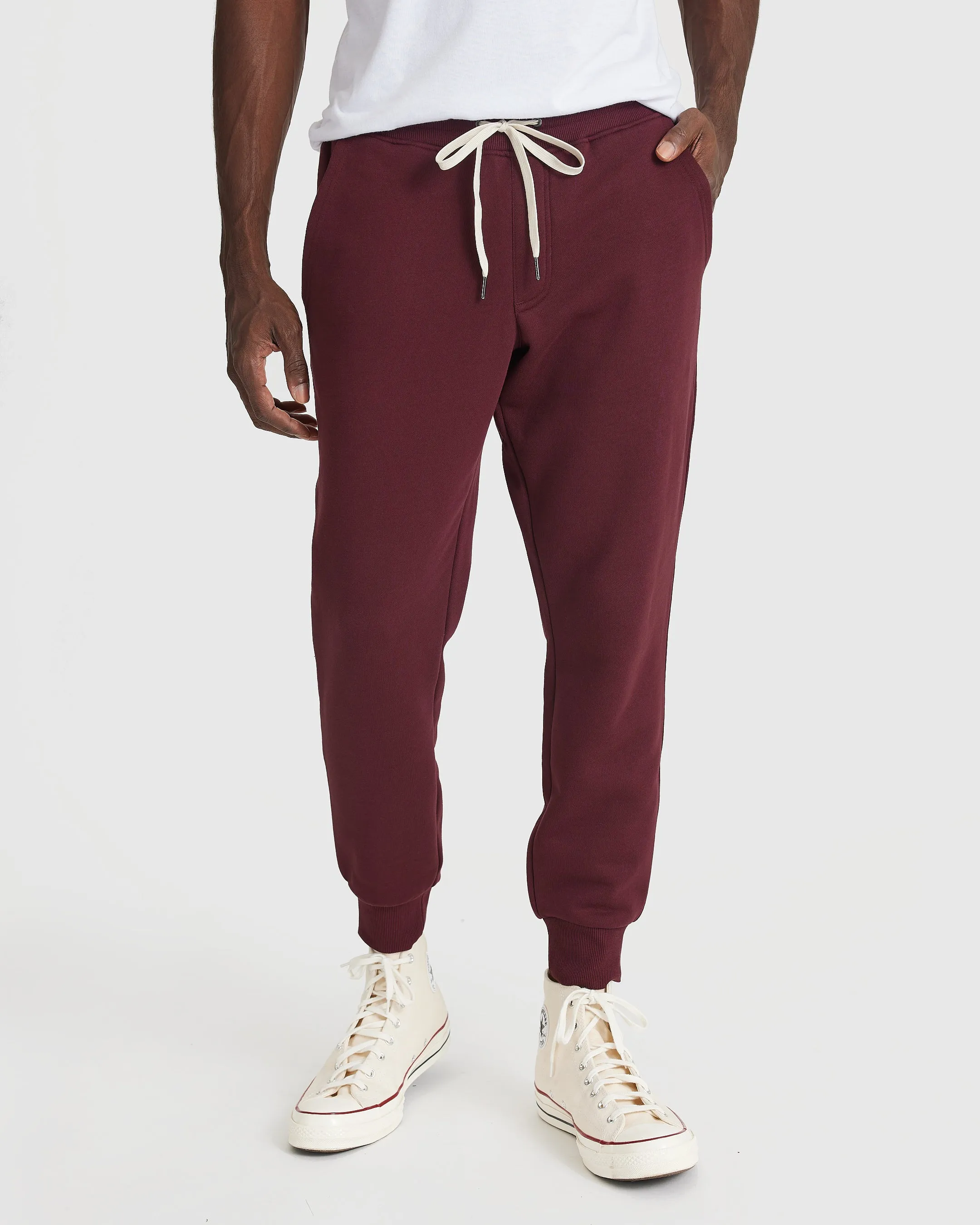 Mahogany Fleece Zip Hoodie and Jogger Set sold by True Classic product image thumbnail 4