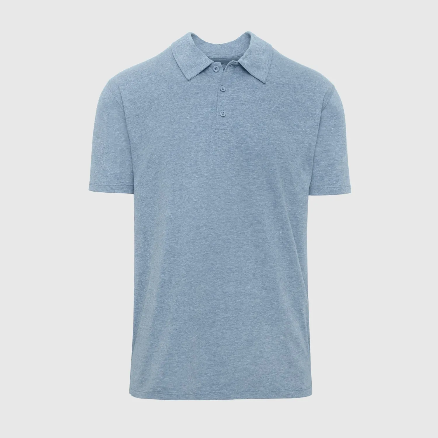 Heather Indigo Classic Polo sold by True Classic product image thumbnail 2
