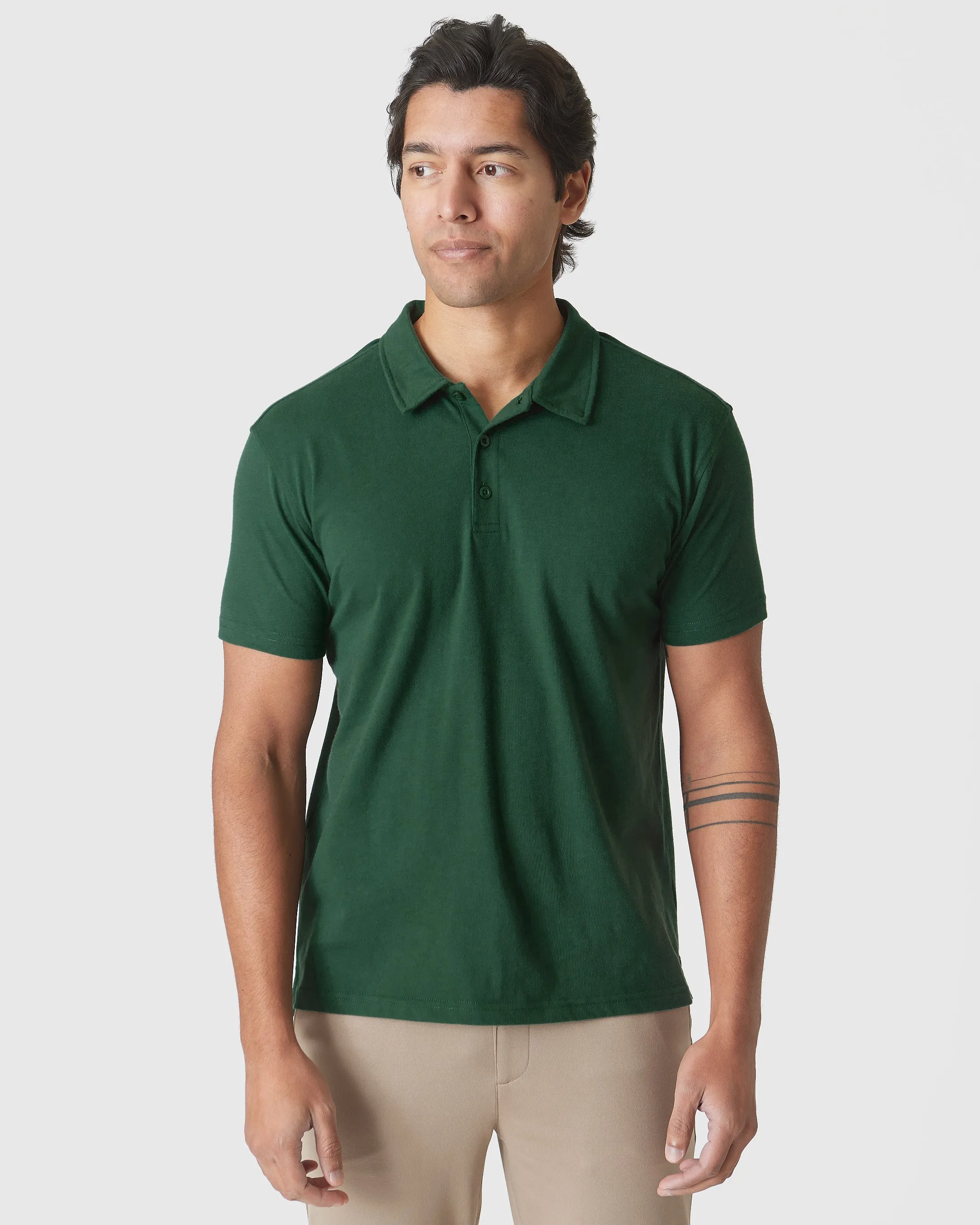 Moss Green Polo sold by True Classic