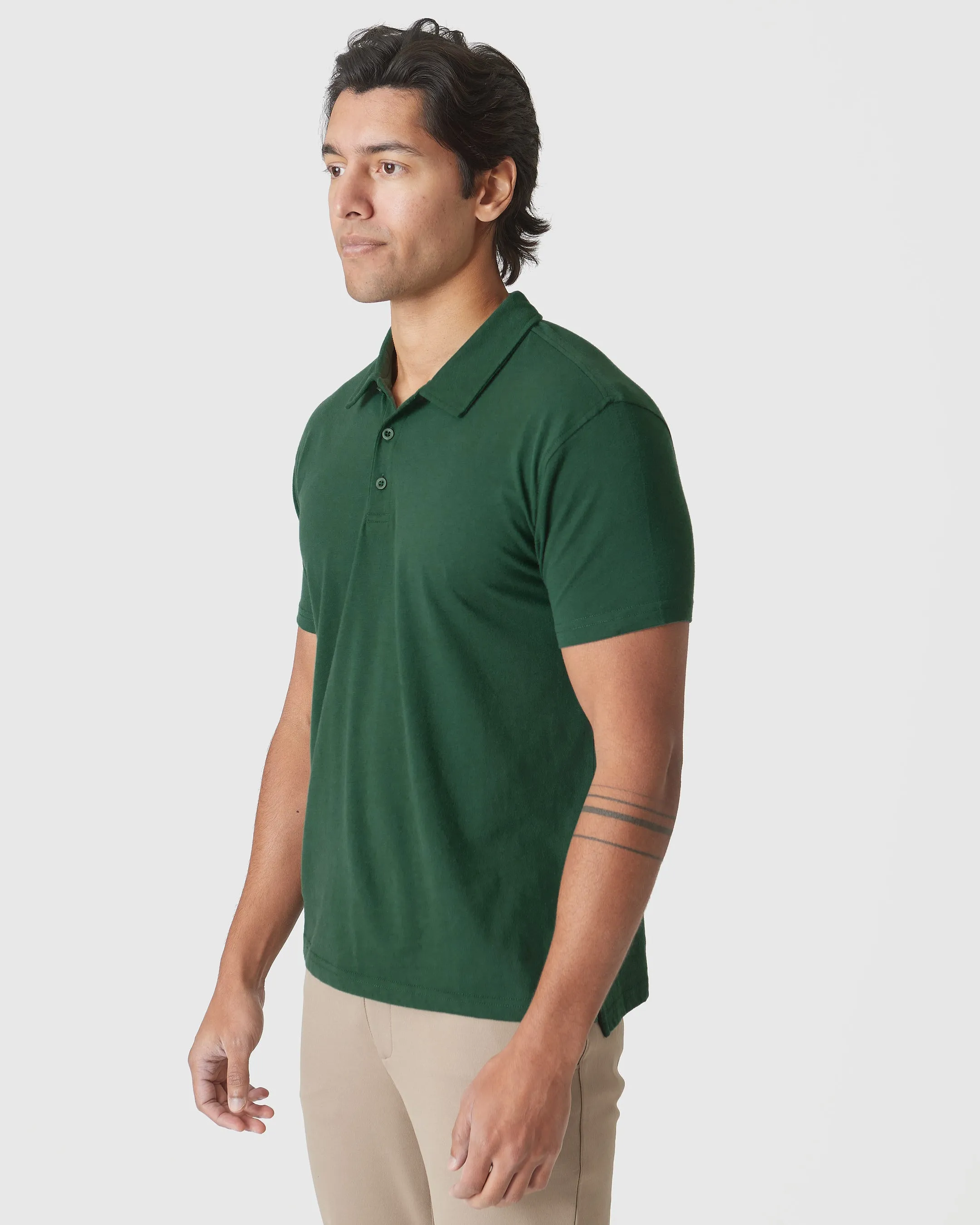 Moss Green Polo sold by True Classic product image thumbnail 4