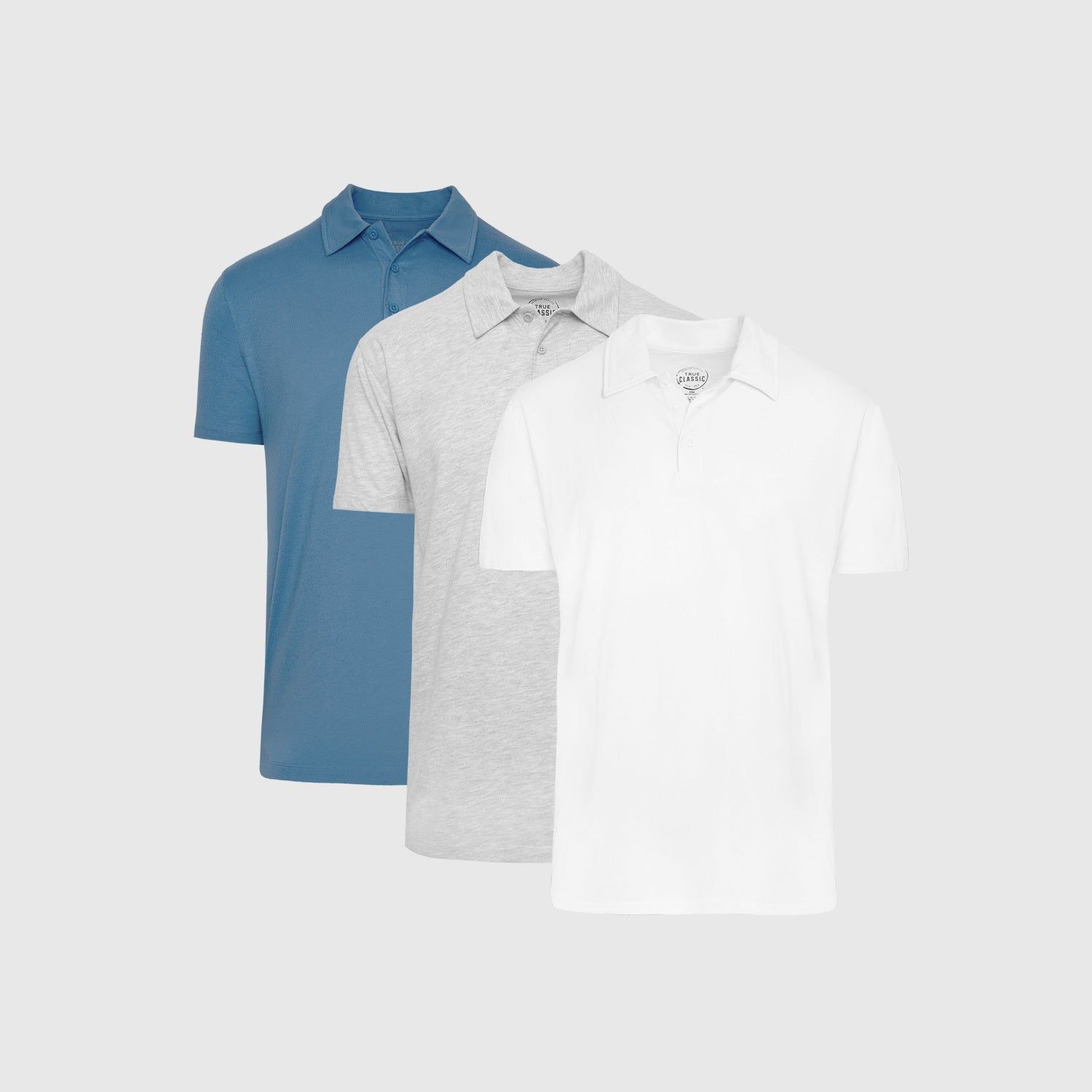 The Indigo Polo 3-Pack sold by True Classic