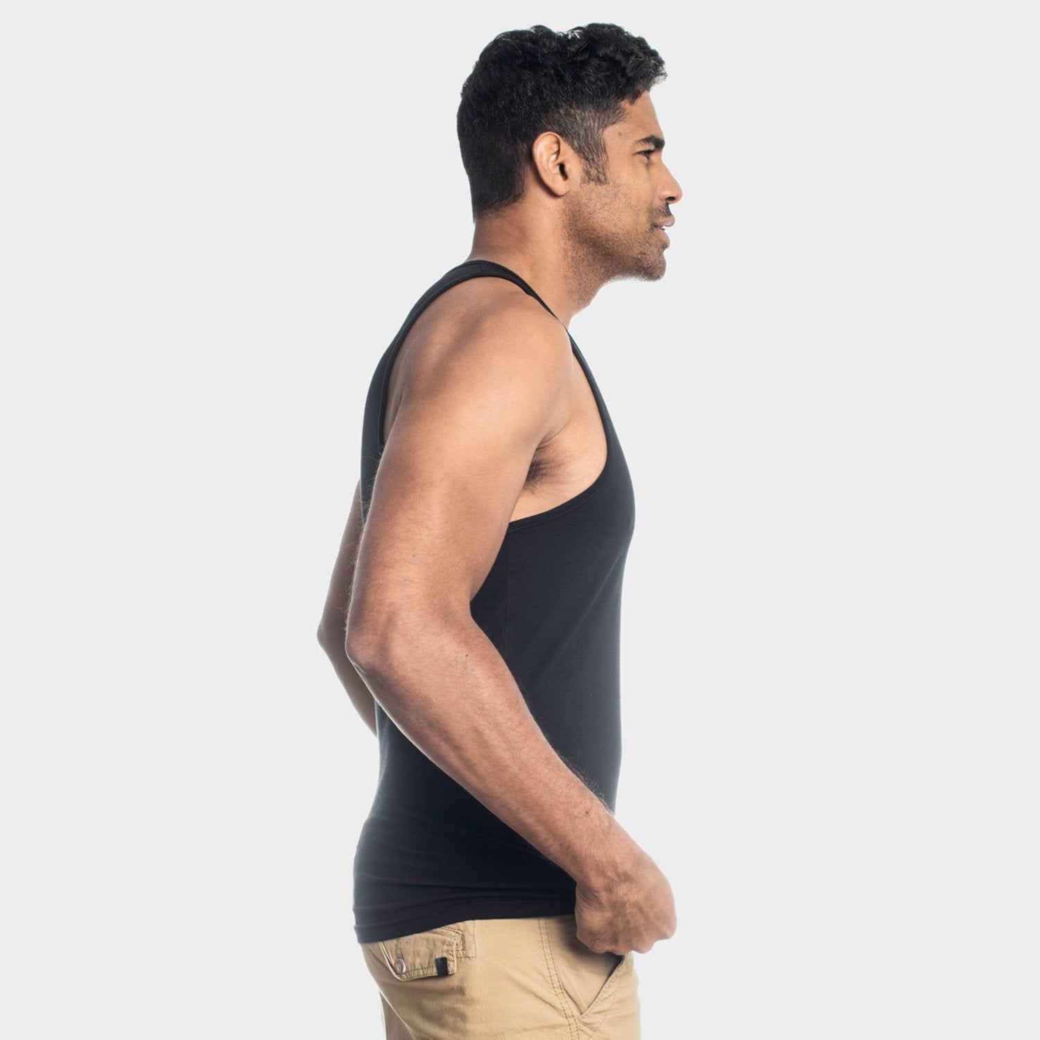 Black Tank Top sold by True Classic product image thumbnail 4