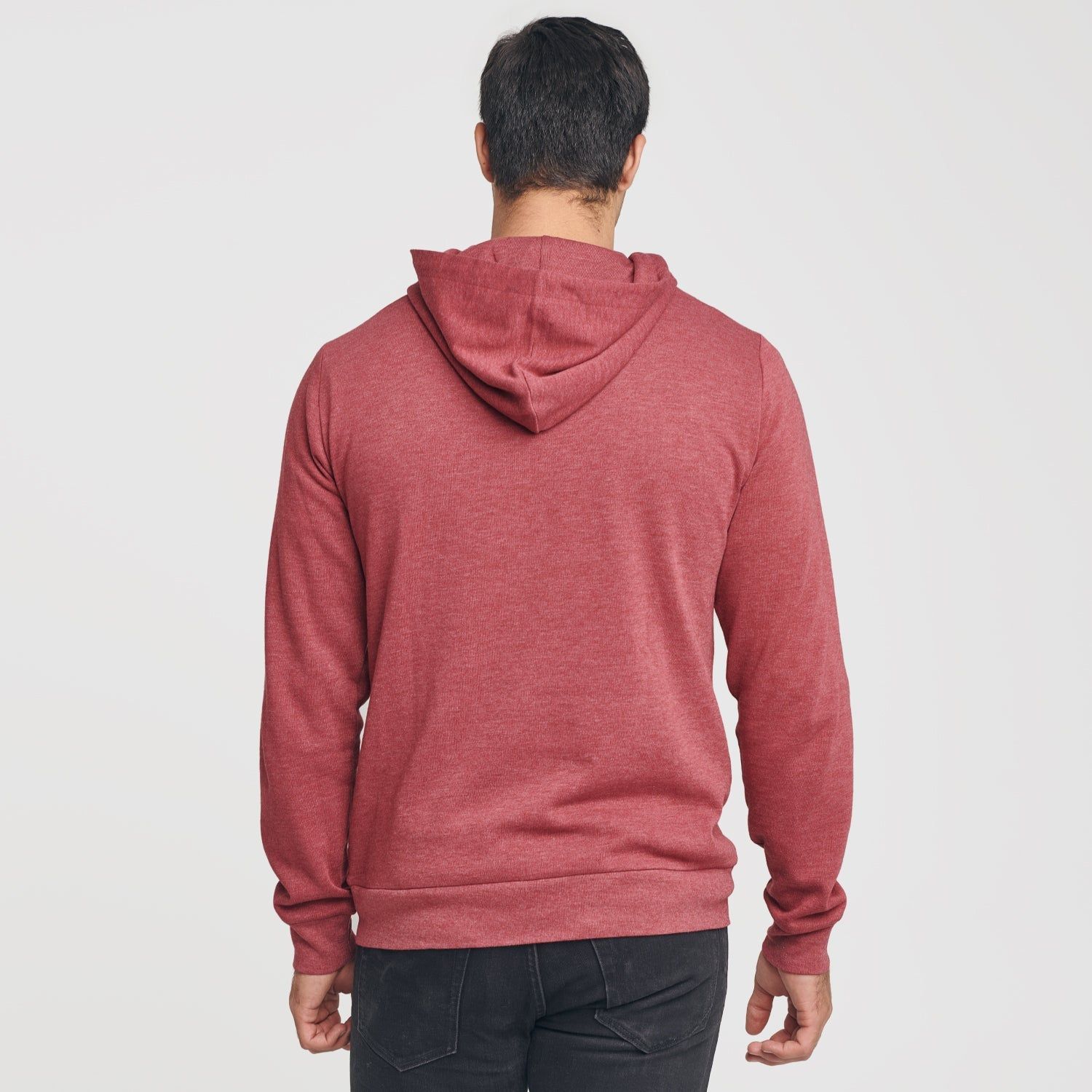 Cardinal Red Fleece Pull Over Hoodie sold by True Classic product image thumbnail 3