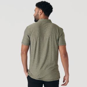 Heather Military Green Active Polo sold by True Classic