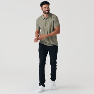 Heather Military Green Active Polo sold by True Classic