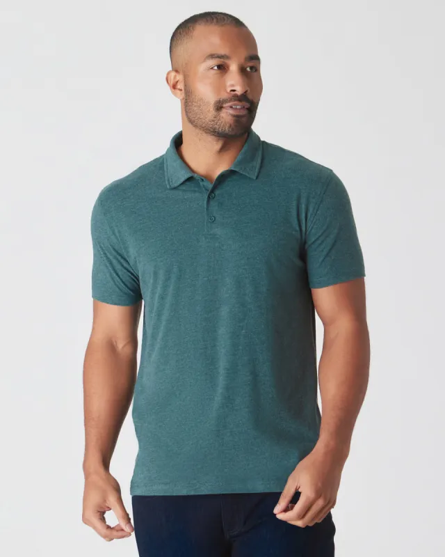 Heather Seafarer Classic Polo sold by True Classic