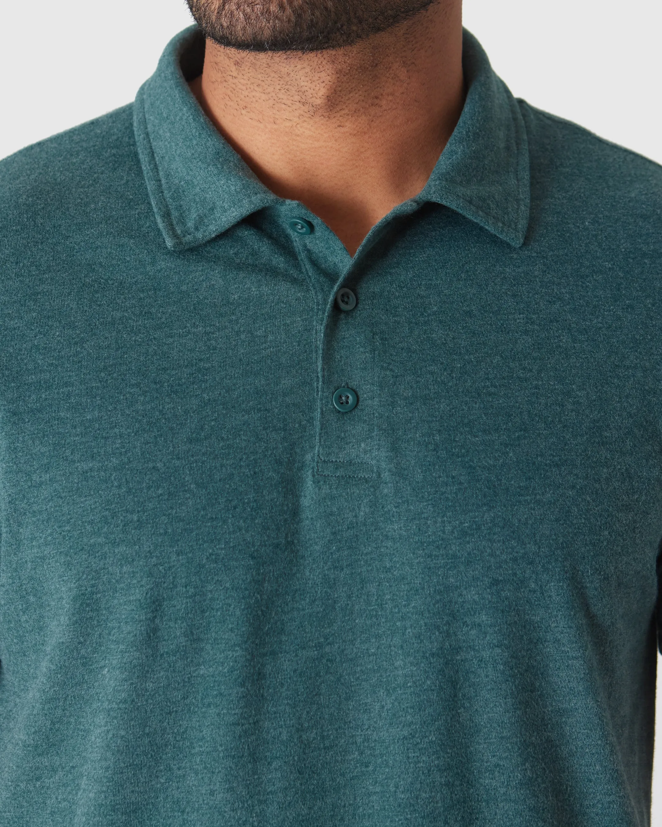 Heather Seafarer Classic Polo sold by True Classic product image thumbnail 5