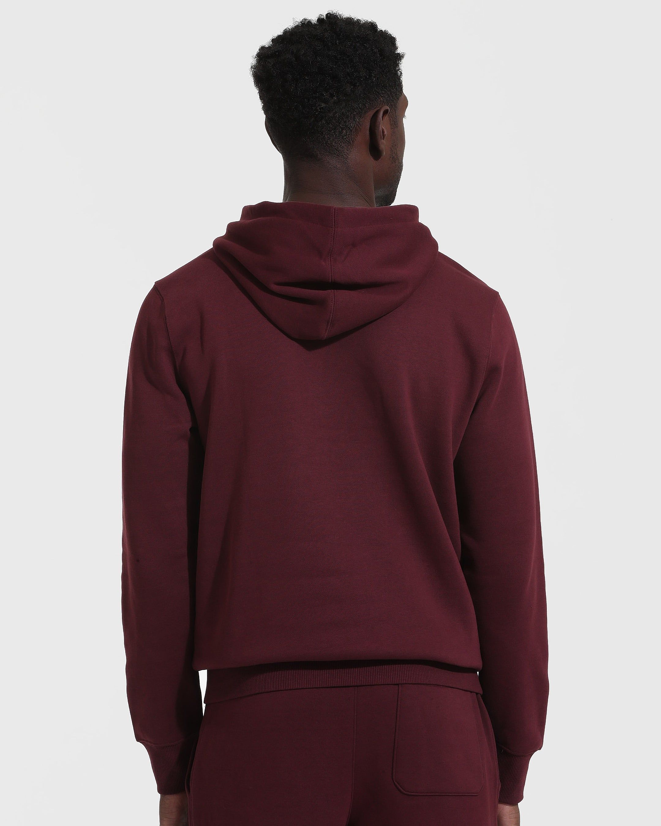 Mahogany Fleece French Terry Pullover Hoodie sold by True Classic product image thumbnail 4
