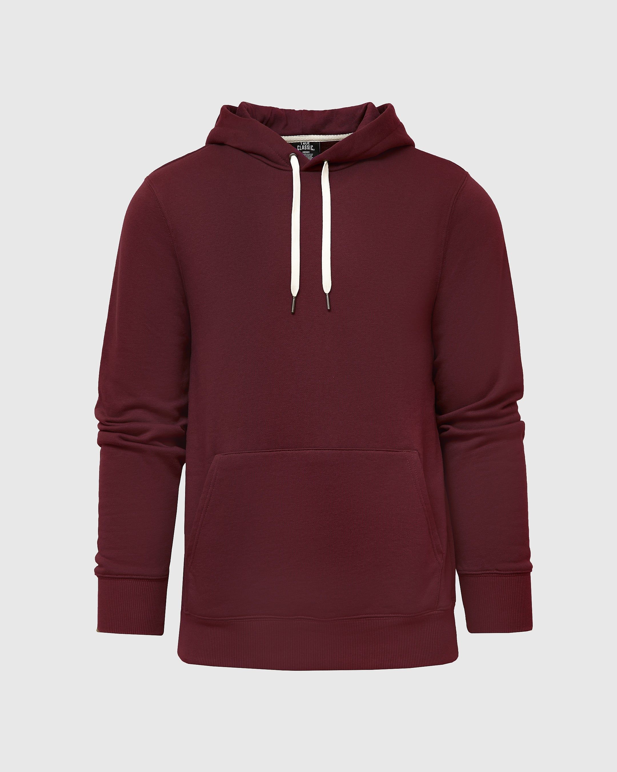 Mahogany Fleece French Terry Pullover Hoodie sold by True Classic product image thumbnail 2