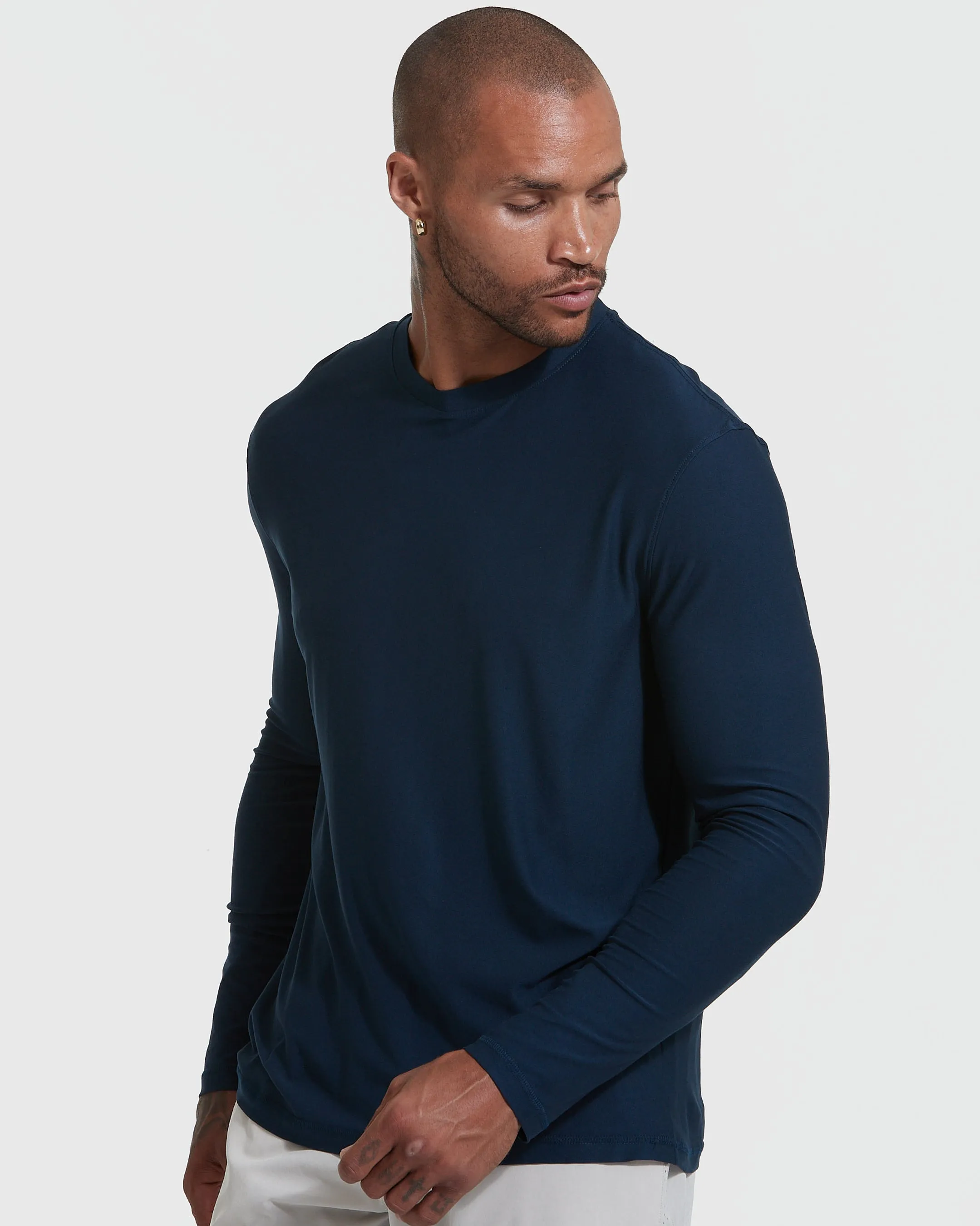 Variety Active Long Sleeve Crew T-Shirt 6-Pack sold by True Classic product image thumbnail 3