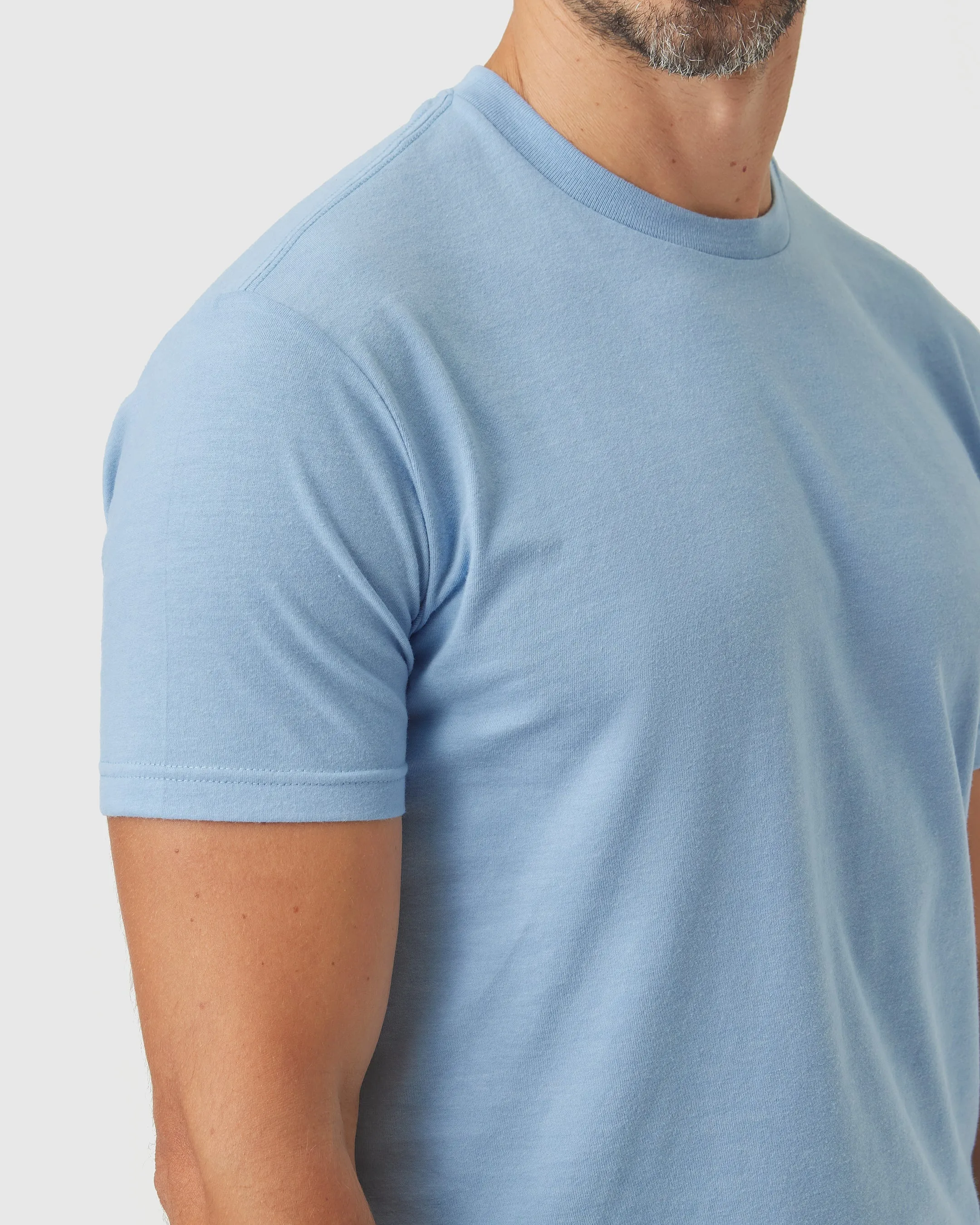 Sky Blue Heather Classic Crew sold by True Classic product image thumbnail 5