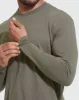 Heather Military Green Classic Long Sleeve Crew Neck sold by True Classic