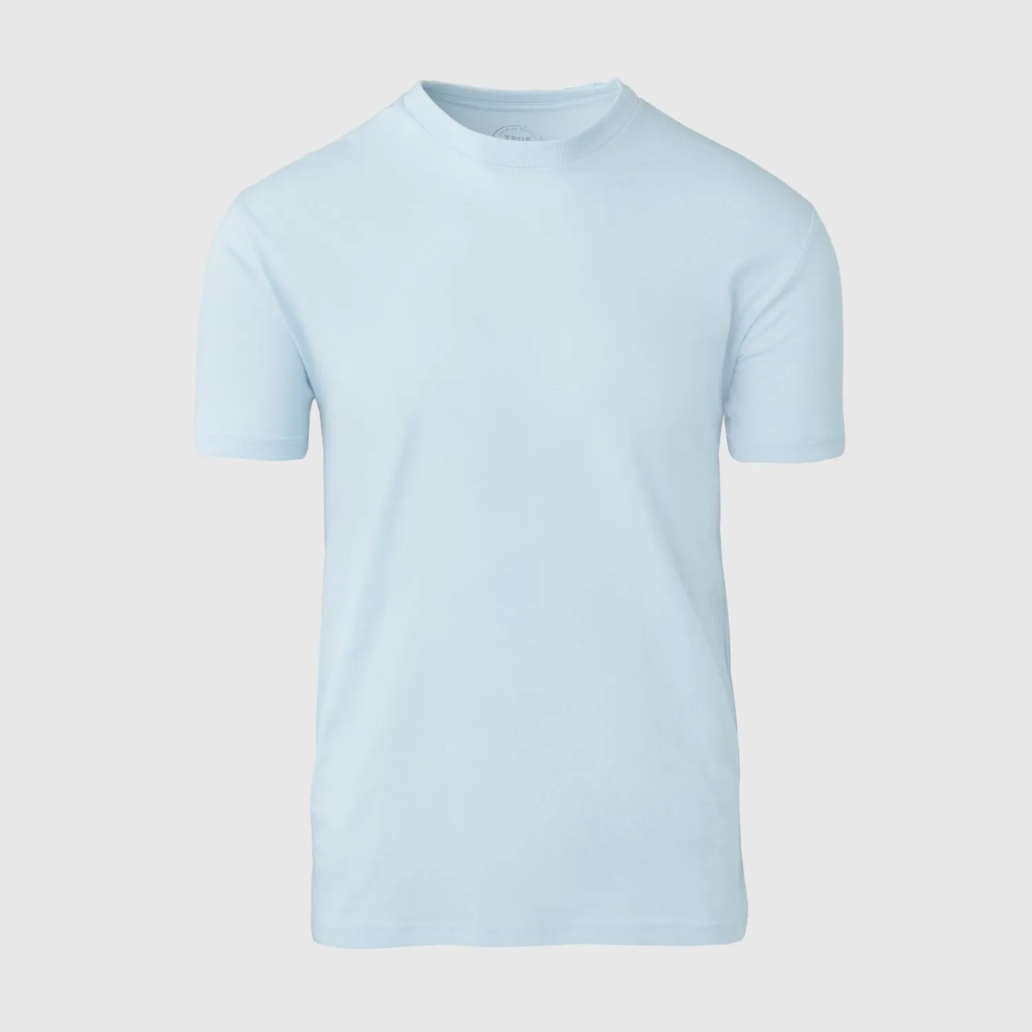 Pale Blue Crew Neck T-Shirt sold by True Classic product image thumbnail 2