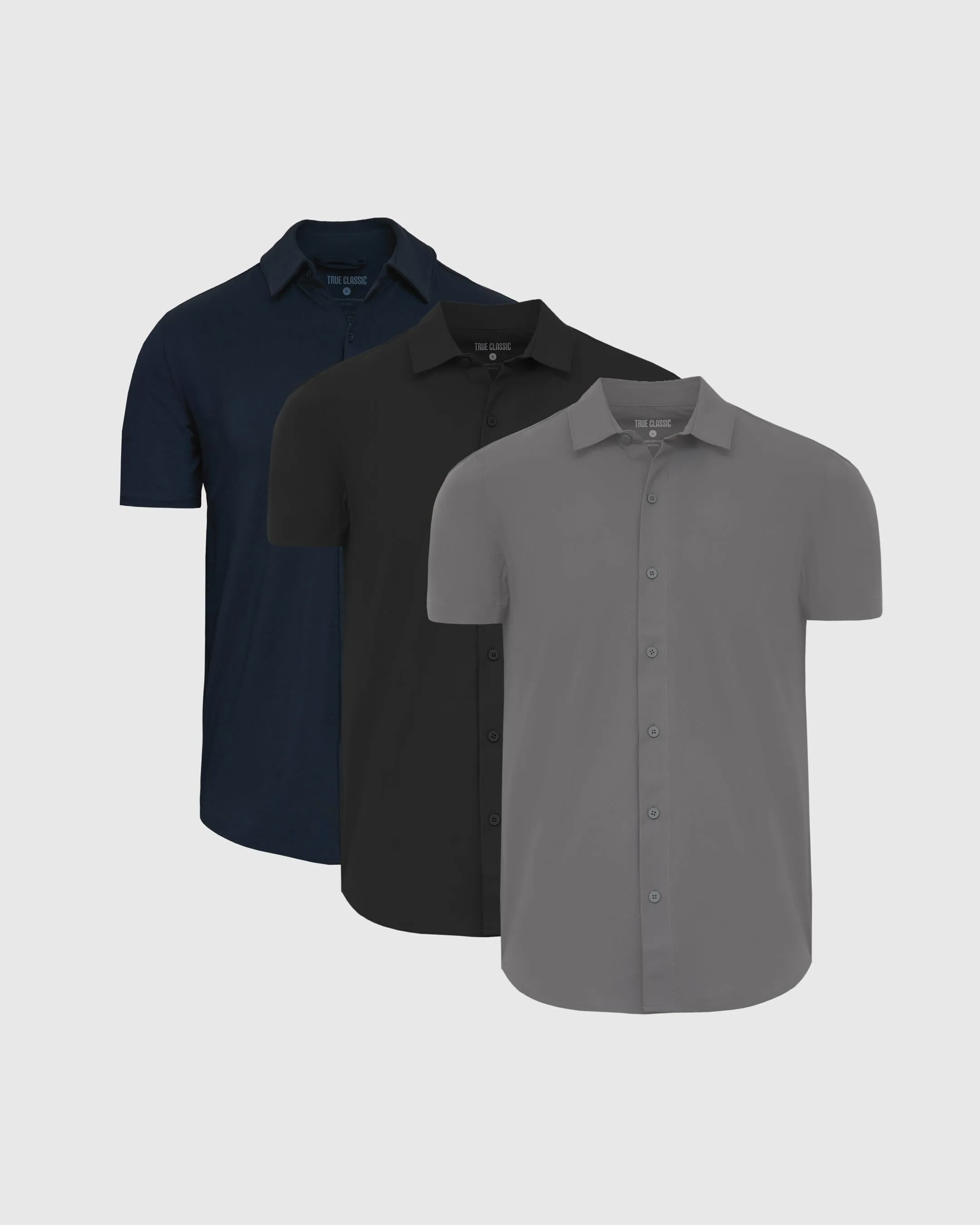 Short Sleeve Button Up Color 3-Pack sold by True Classic
