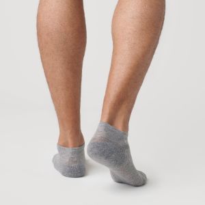 Heather Gray Ankle Socks 6-Pack sold by True Classic