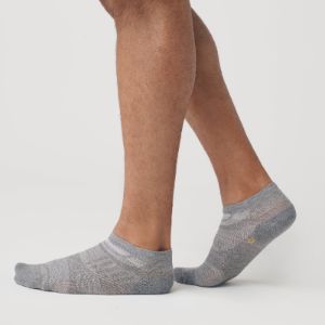 Heather Gray Ankle Socks 6-Pack sold by True Classic