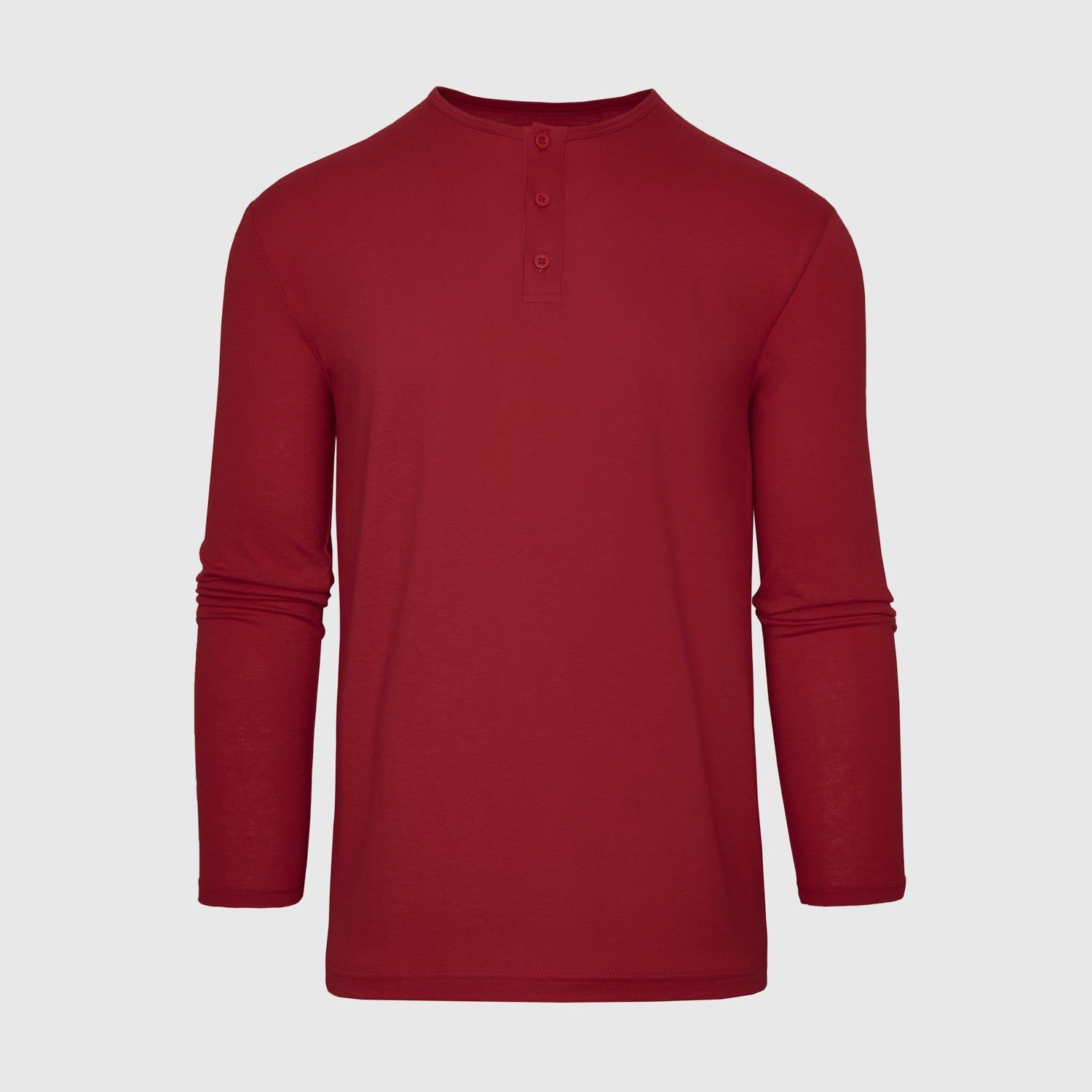 Crimson Long Sleeve Henley sold by True Classic product image thumbnail 2