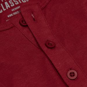 Crimson Long Sleeve Henley sold by True Classic