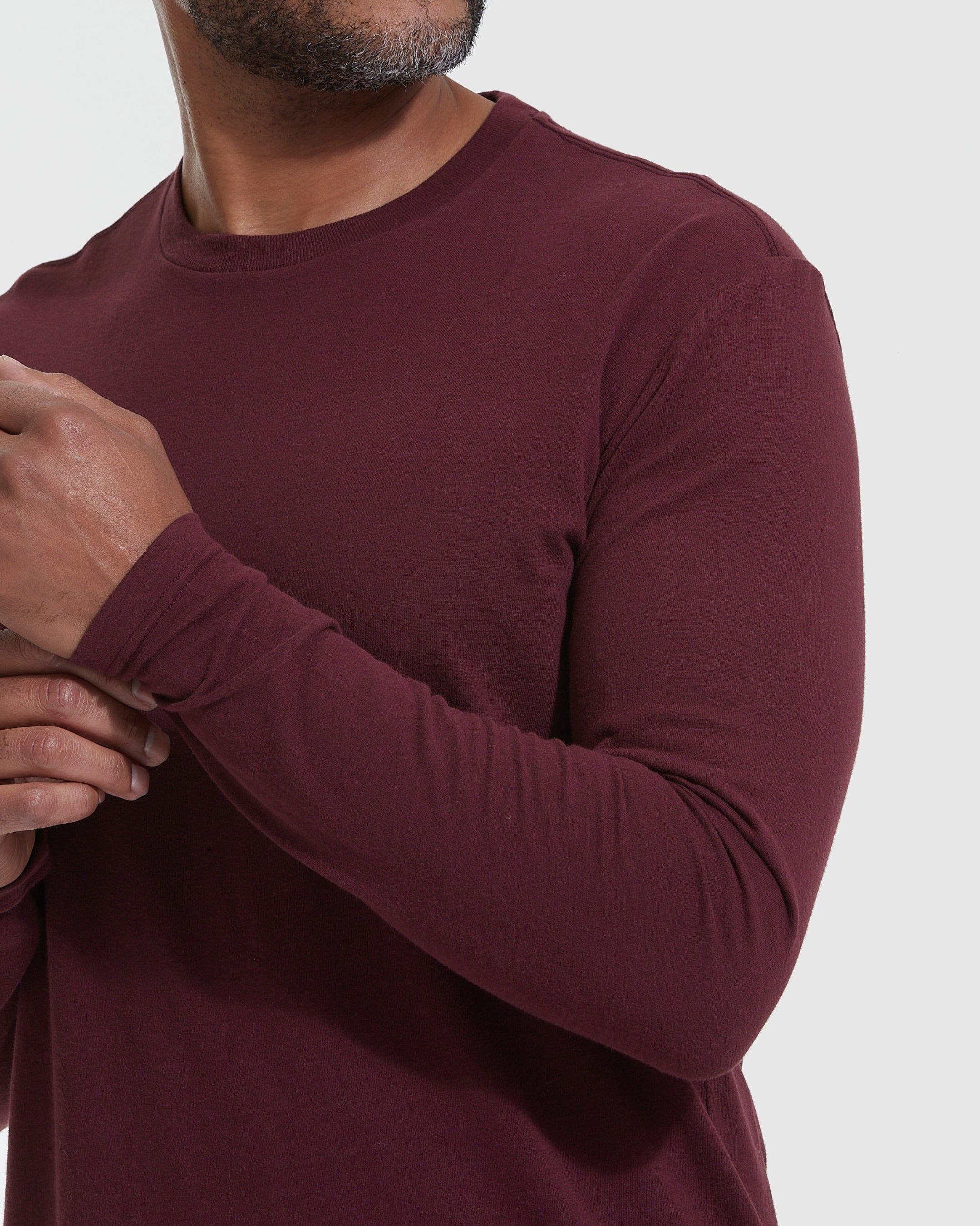 Mahogany Long Sleeve T-Shirt sold by True Classic product image thumbnail 5