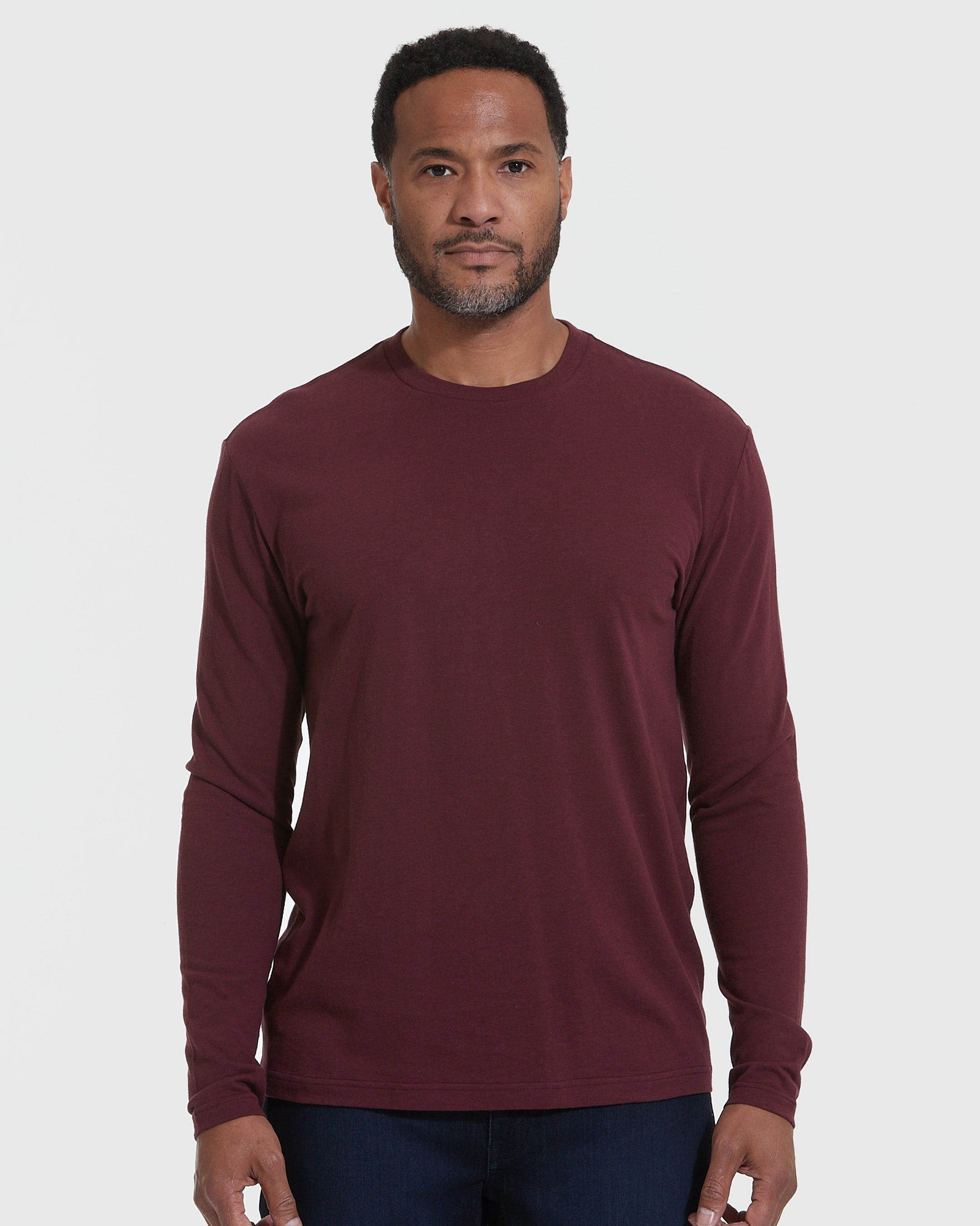 Mahogany Long Sleeve T-Shirt sold by True Classic