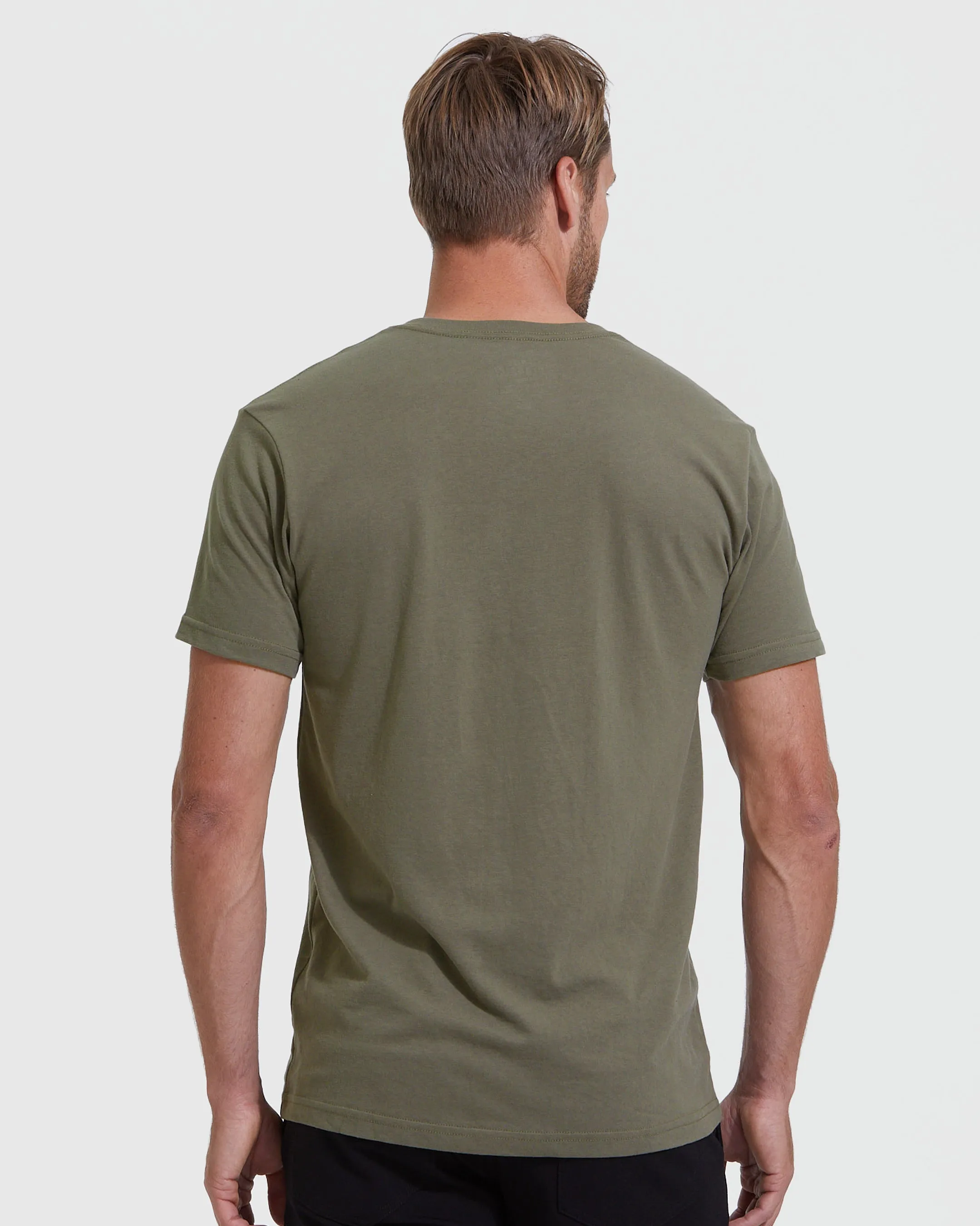Military Green Classic V-Neck sold by True Classic product image thumbnail 4