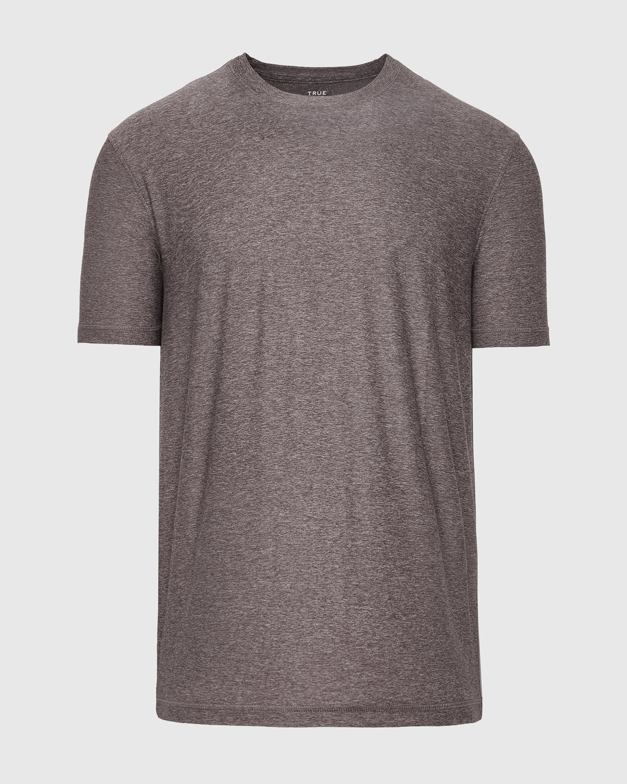 Heather Cocoa Active Crew Neck Tee sold by True Classic product image thumbnail 2