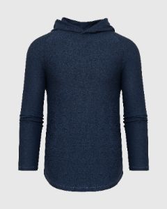 Deep Sea Blue Heather Active Hoodie sold by True Classic