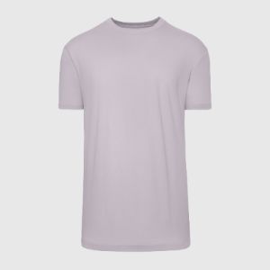 Lilac Gray Short Sleeve Crew Neck Tee sold by True Classic
