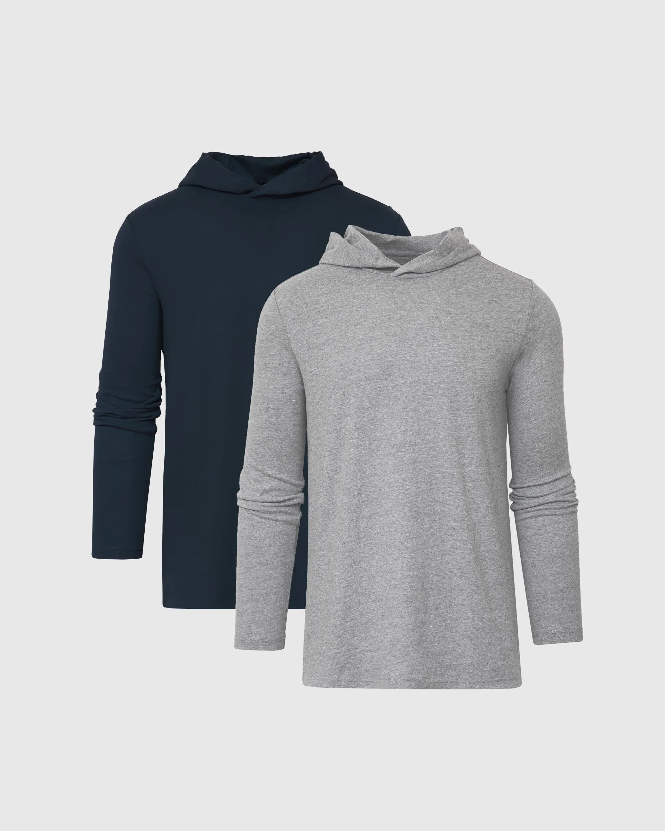 Standard Hooded Long Sleeve T-Shirt 2-Pack sold by True Classic
