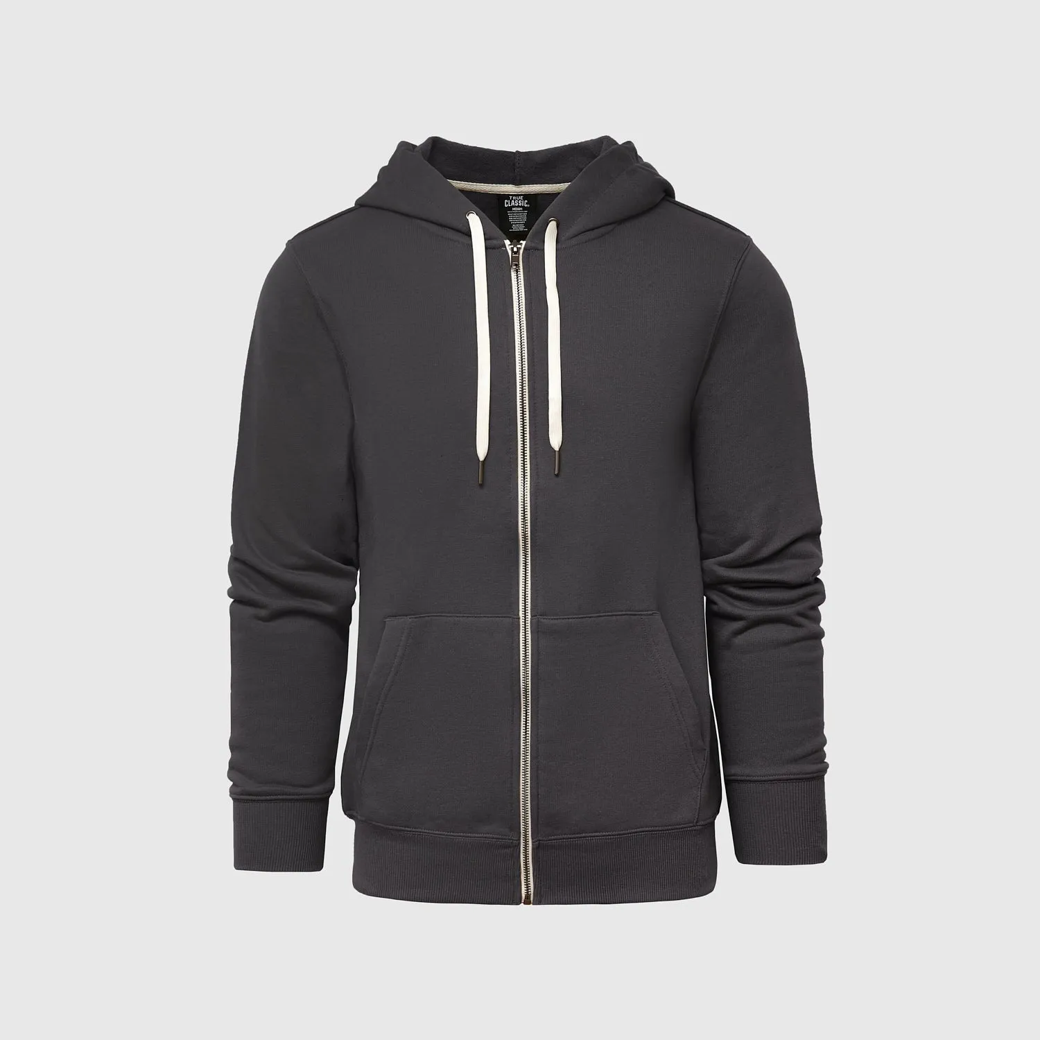 Carbon Fleece French Terry Zip Hoodie sold by True Classic product image thumbnail 2