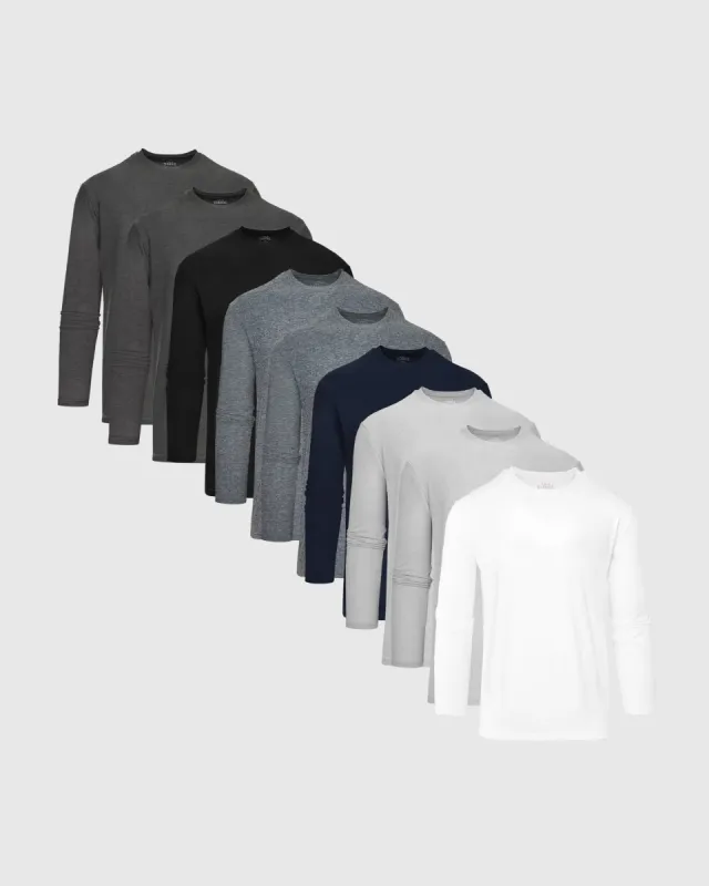 Essential Long Sleeve Active 9-Pack sold by True Classic